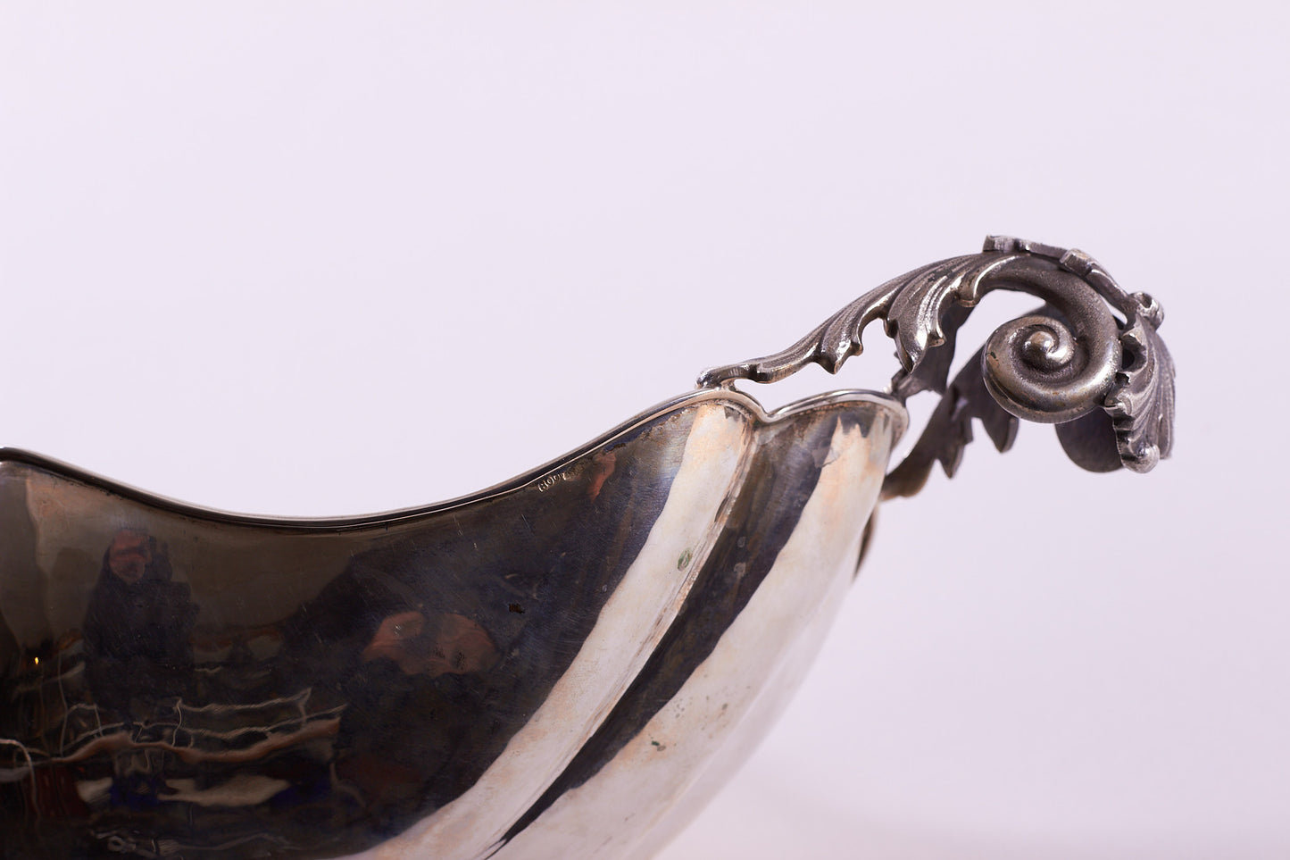 800 Silver Decorative Neoclassical Style Centerpiece Bowl