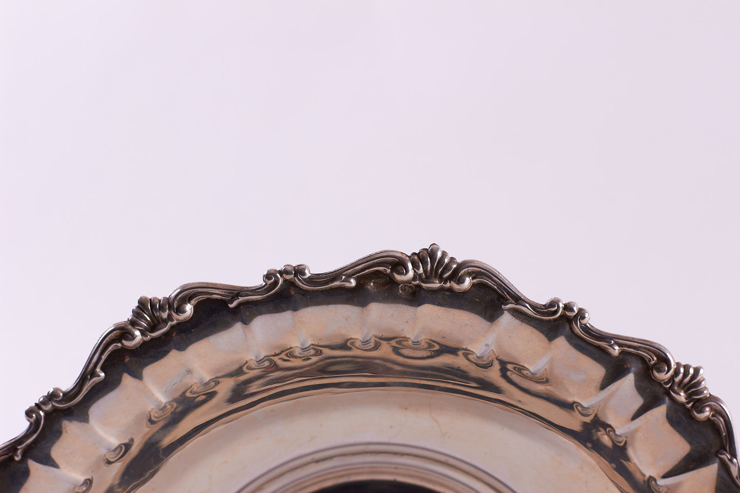 Antique German 835 Silver Serving Plate 21cm