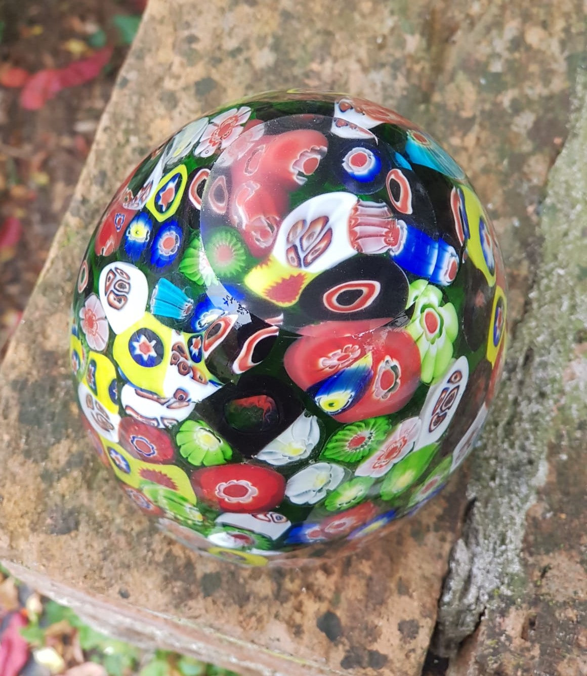 Murano Millefiori Glass Vase, Italy, late 20th Century