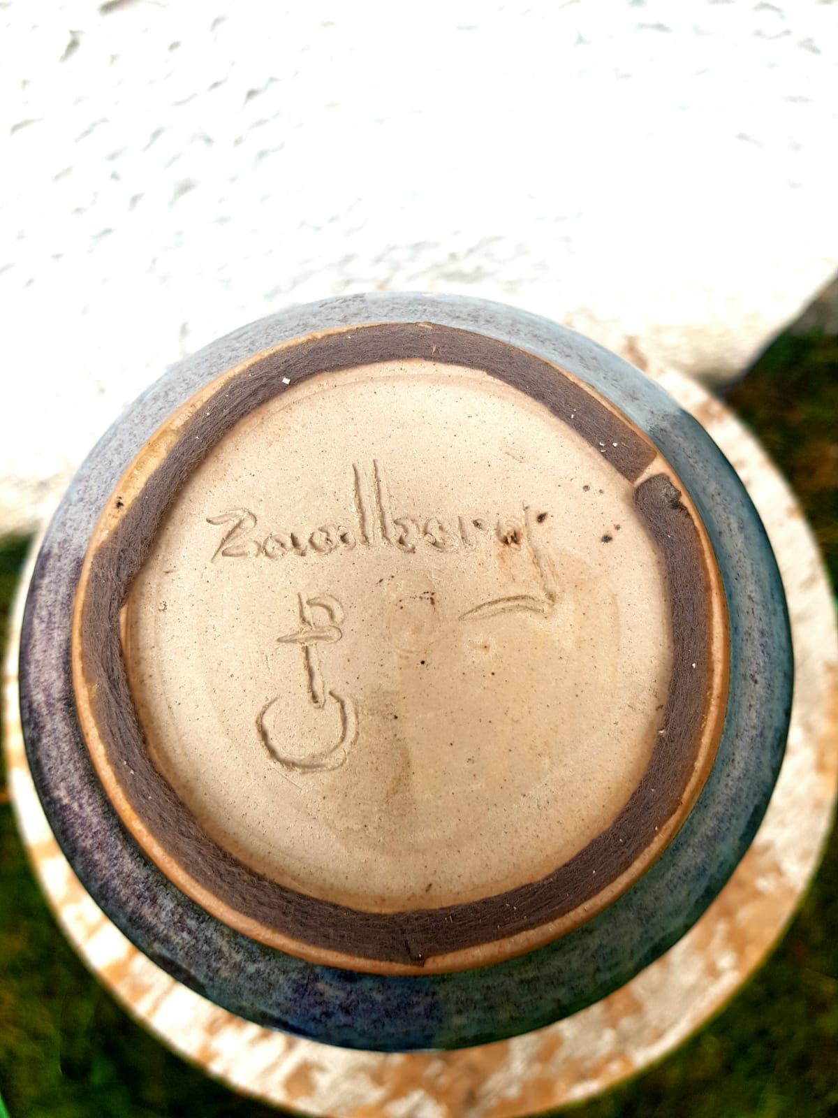 Glazed Ceramic Zaalberg Vase, Holland, 1960s