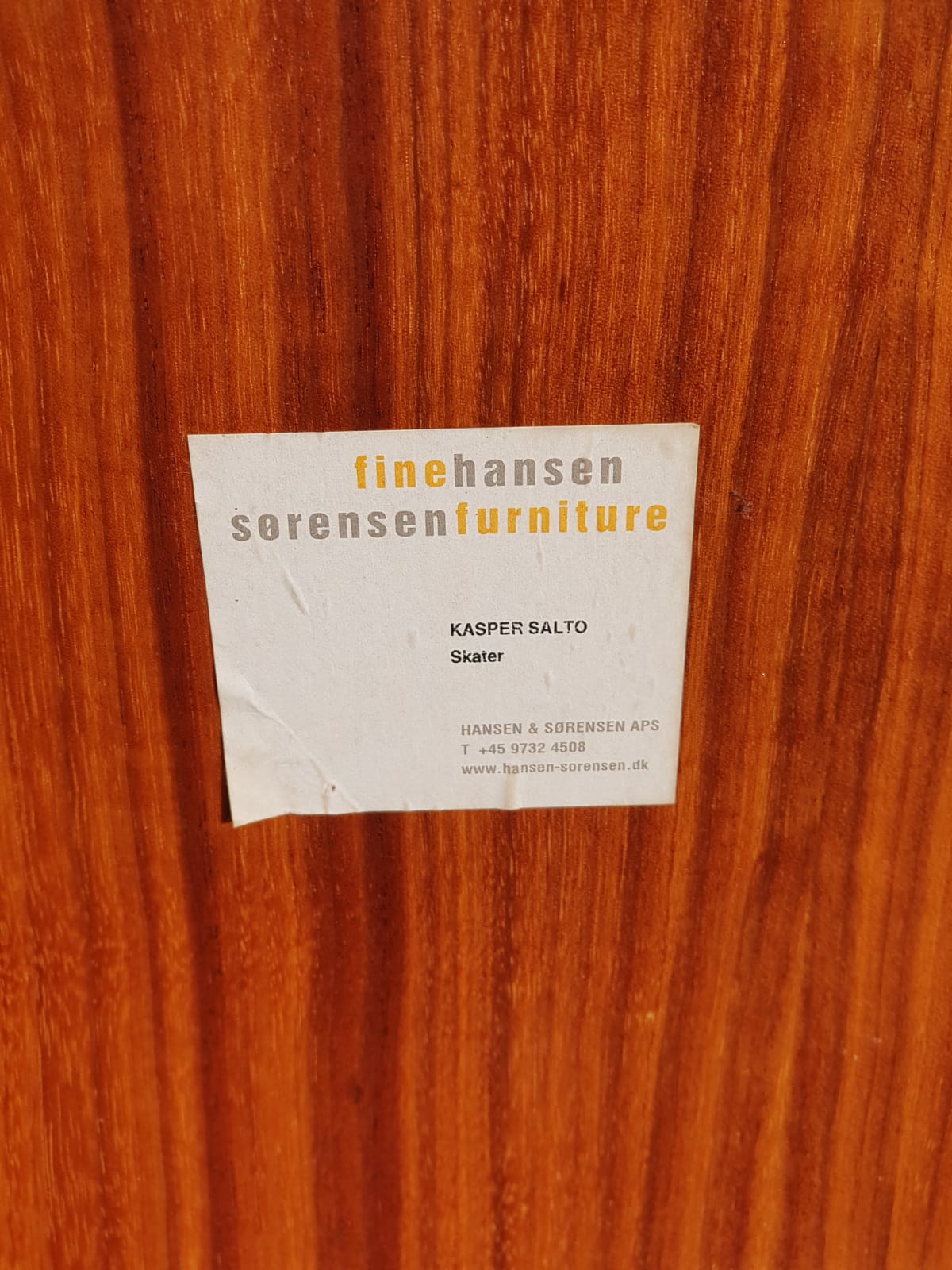 "Skater" Chair by Kasper Salto for Hansen & Sørensen, Denmark, 2003