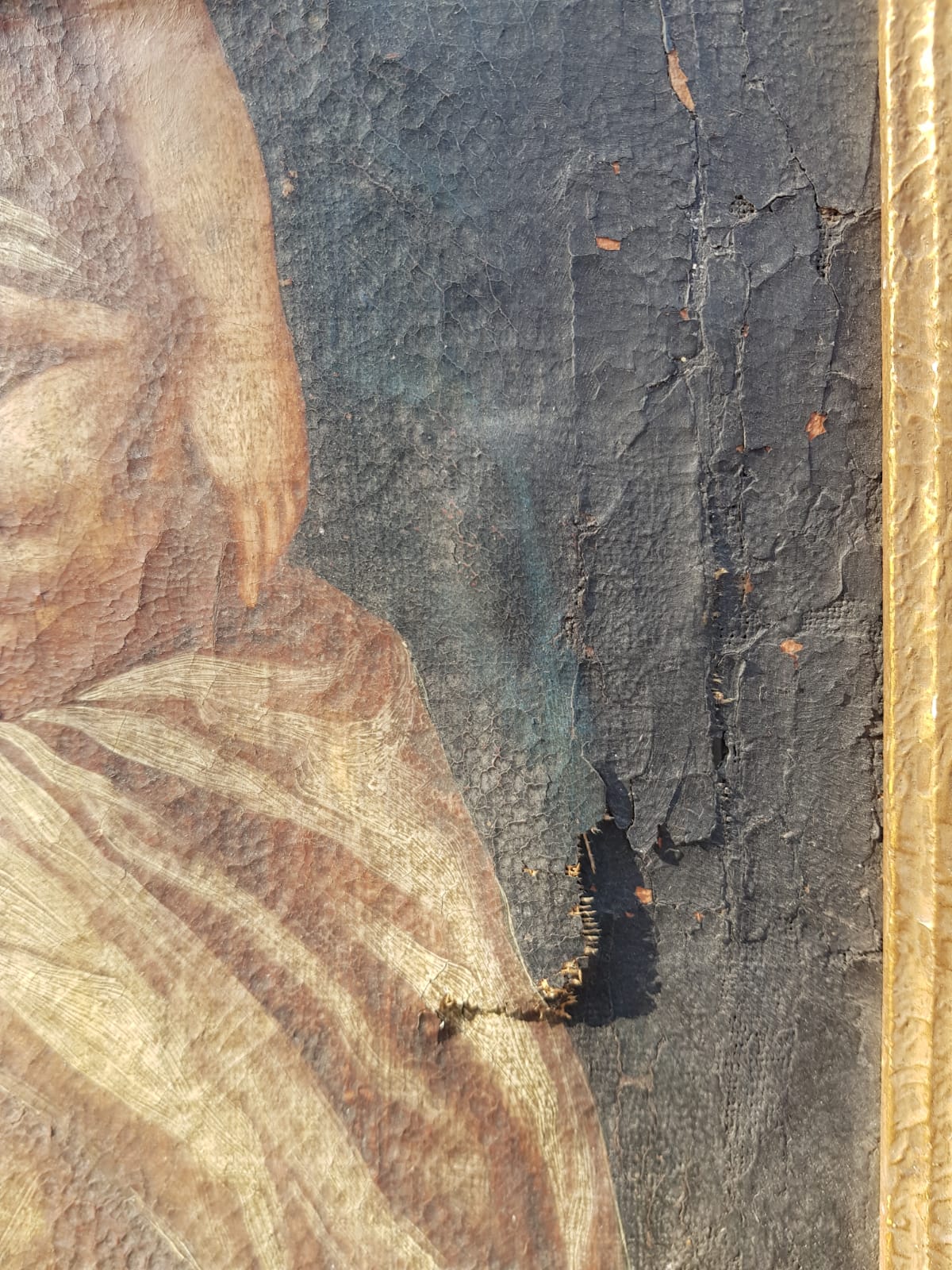 18th Century Bohemian School – "Madonna & Child" Devotional Oil on Canvas