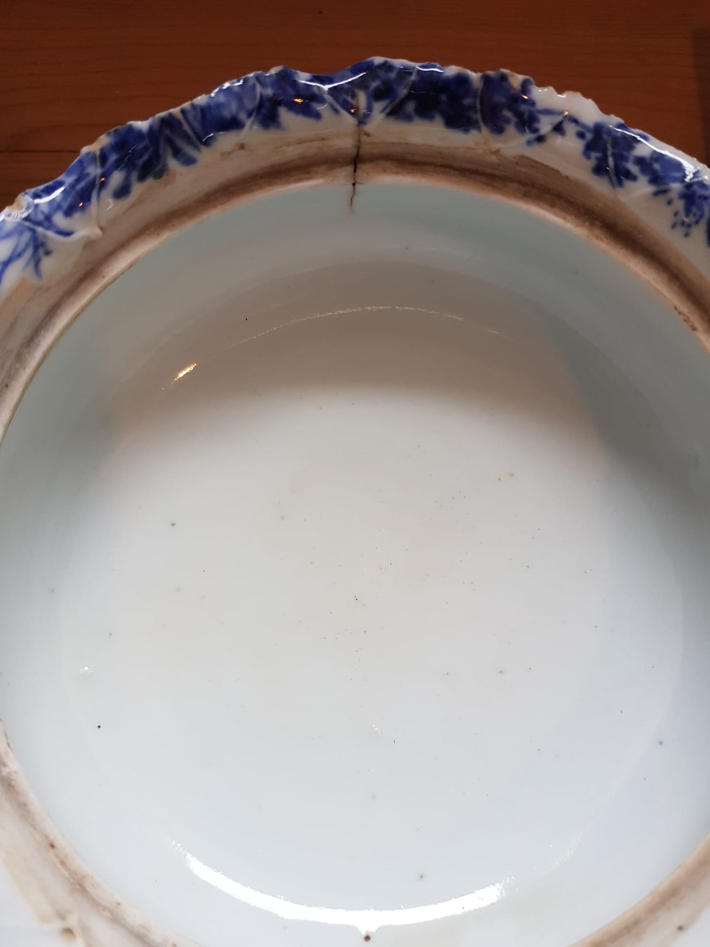 Japanese Bowl With Lid Miji Period