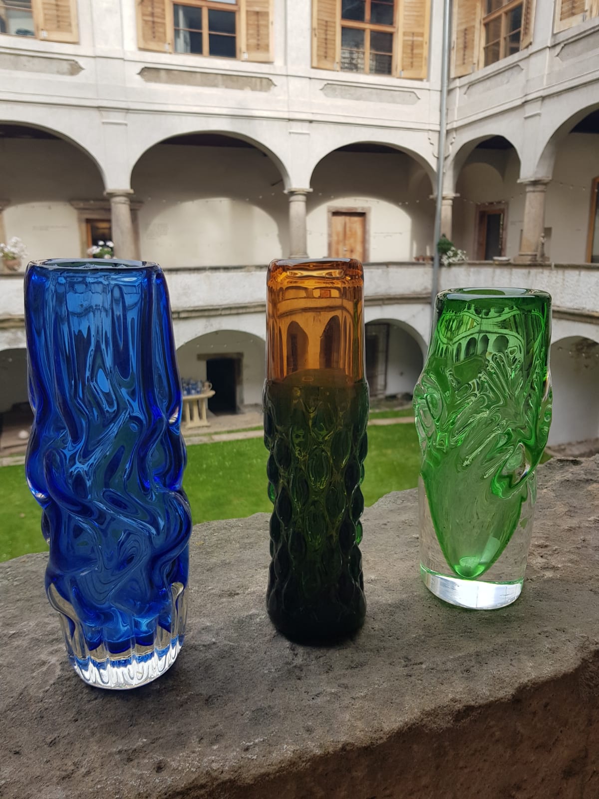 Glass Vase "Brain" by Pavel Hlava, Czechoslovakia 1968