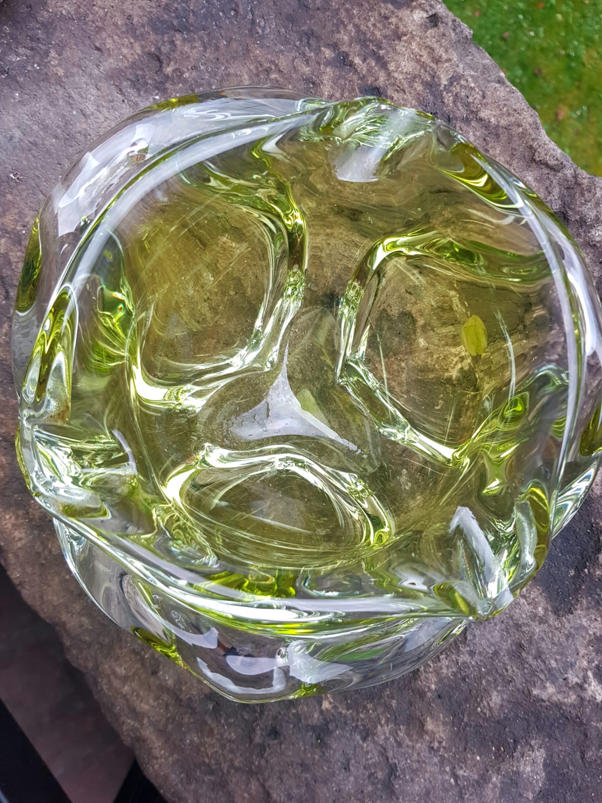 Glass Bowl/Ashtray by Josef Hospodka, Czechoslovakia 1960s