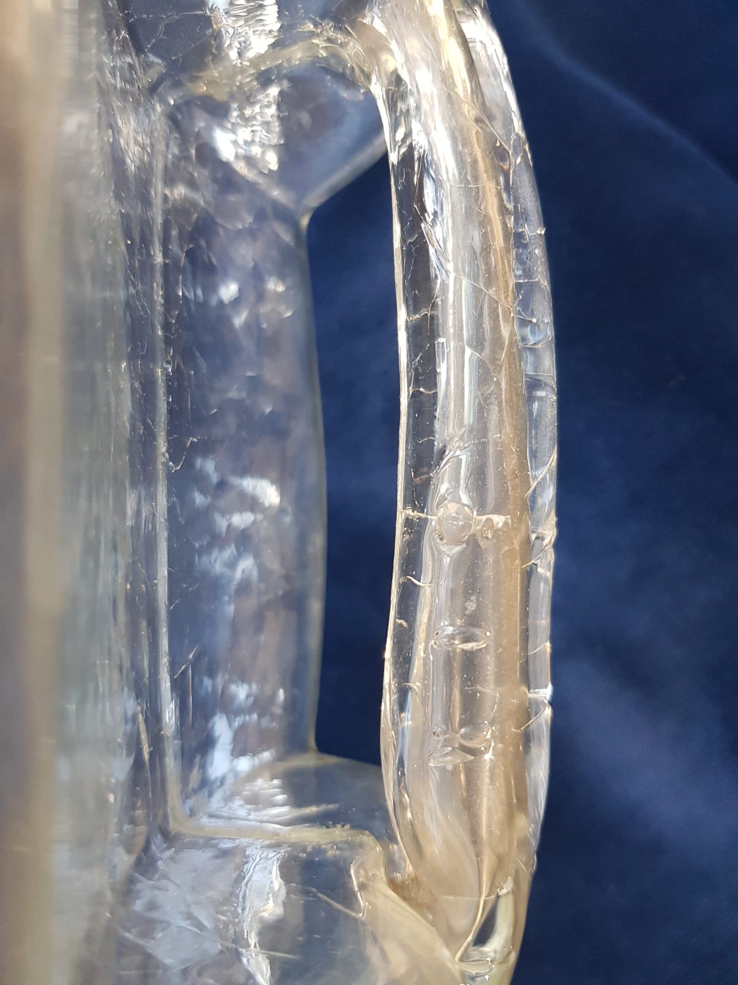 "Kristall Krokodil" Art Nouveau Glass Jug, Loetz Glassworks, Bohemia 1905