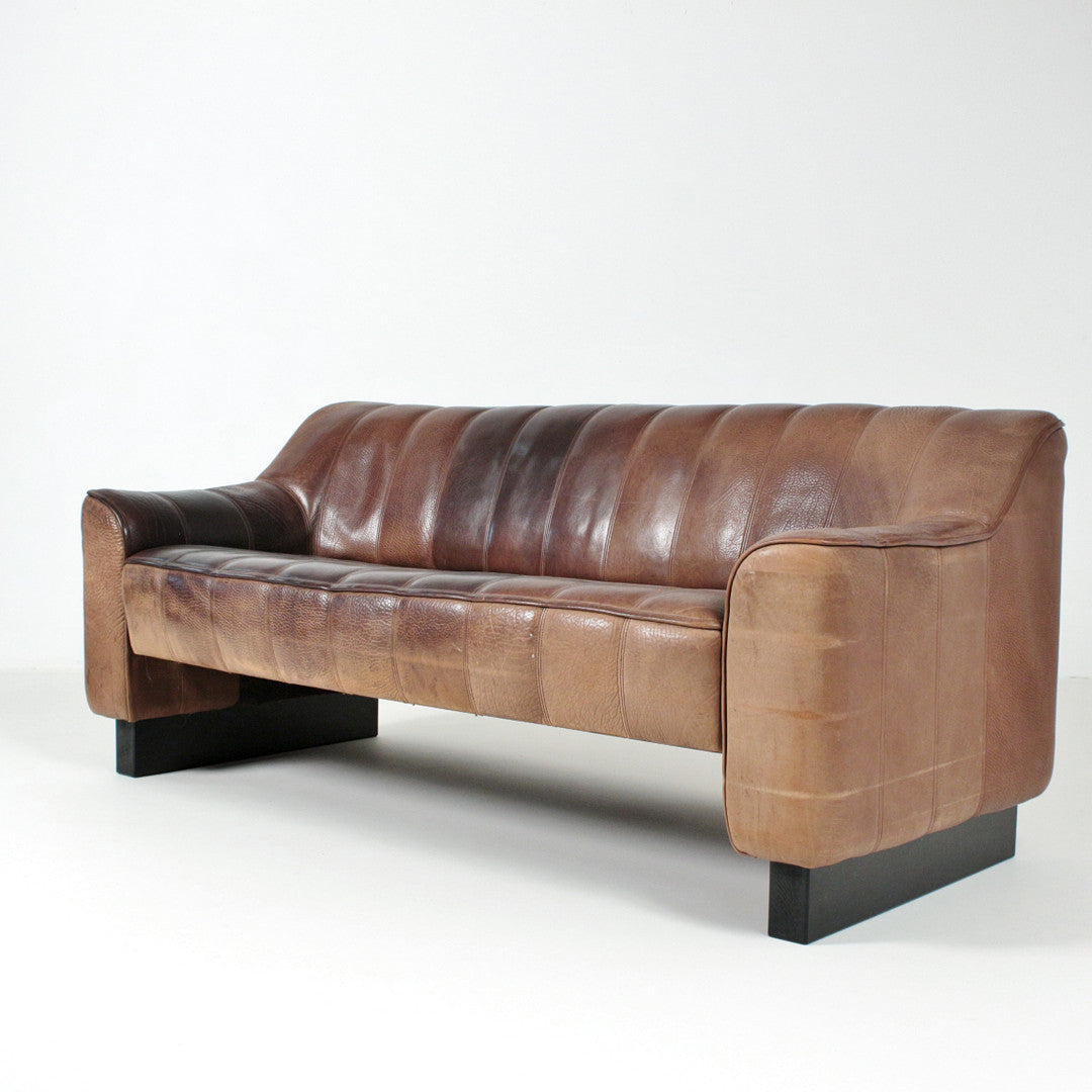 Vintage De Sede DS 44 Leather Lounge Suite, Switzerland, 1970s