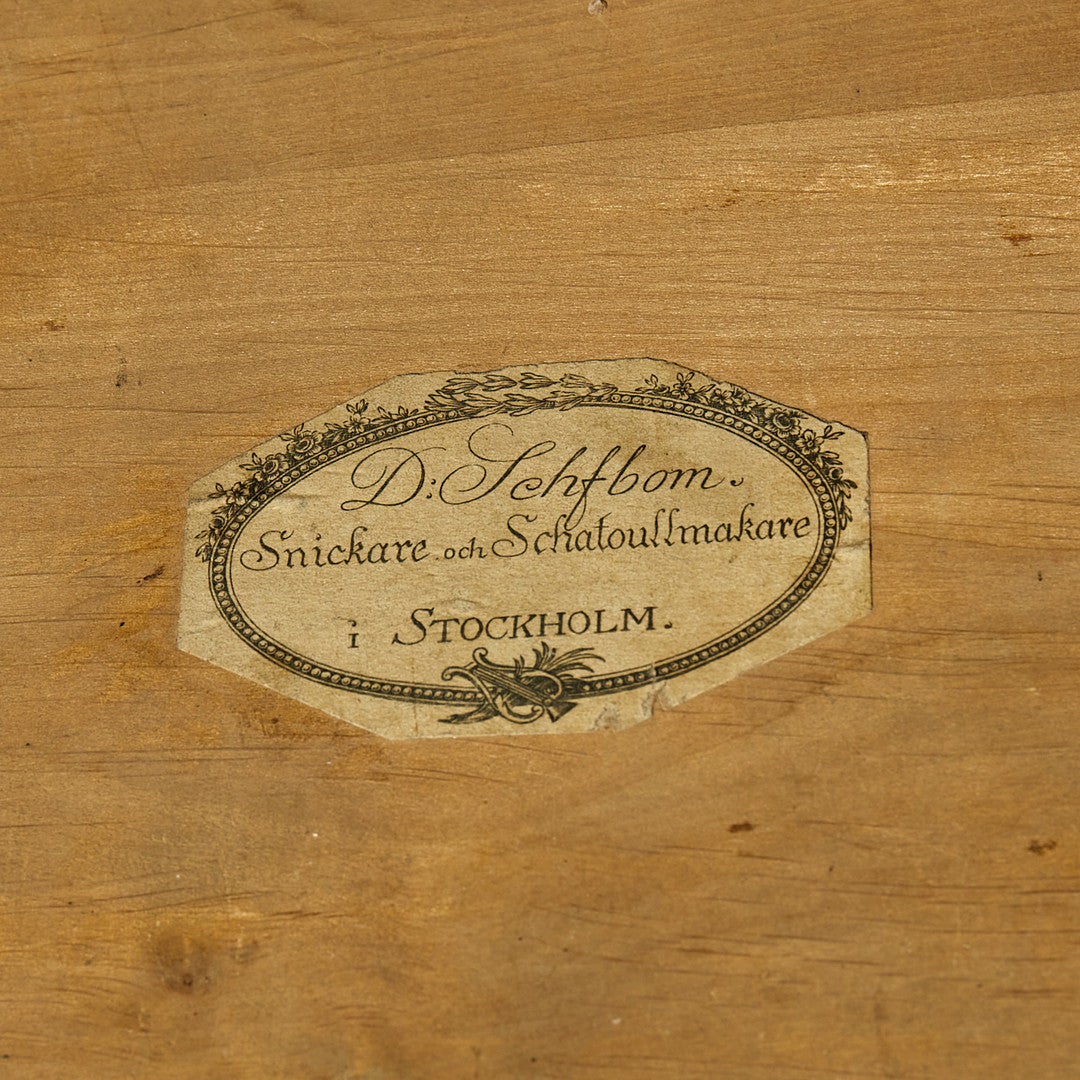 Antique Empire Coffee Table by Daniel Sehfbom, Sweden, early 19th Century