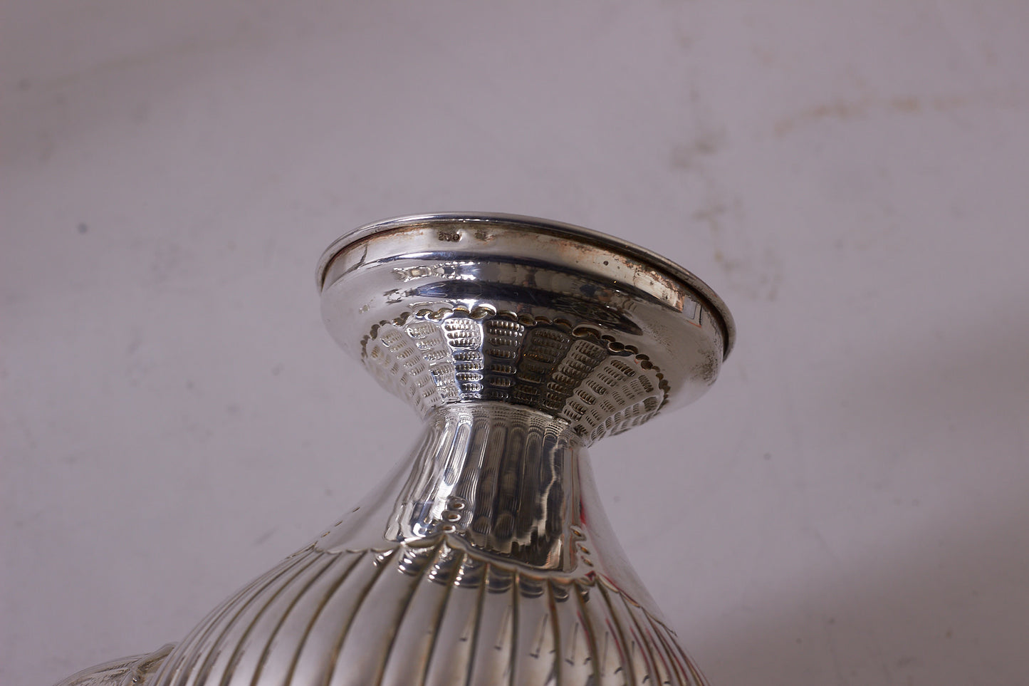 Exquisite Four-Piece 800 Silver Tea & Coffee Service – Classic "Melon" Shape, Italy, 1960s