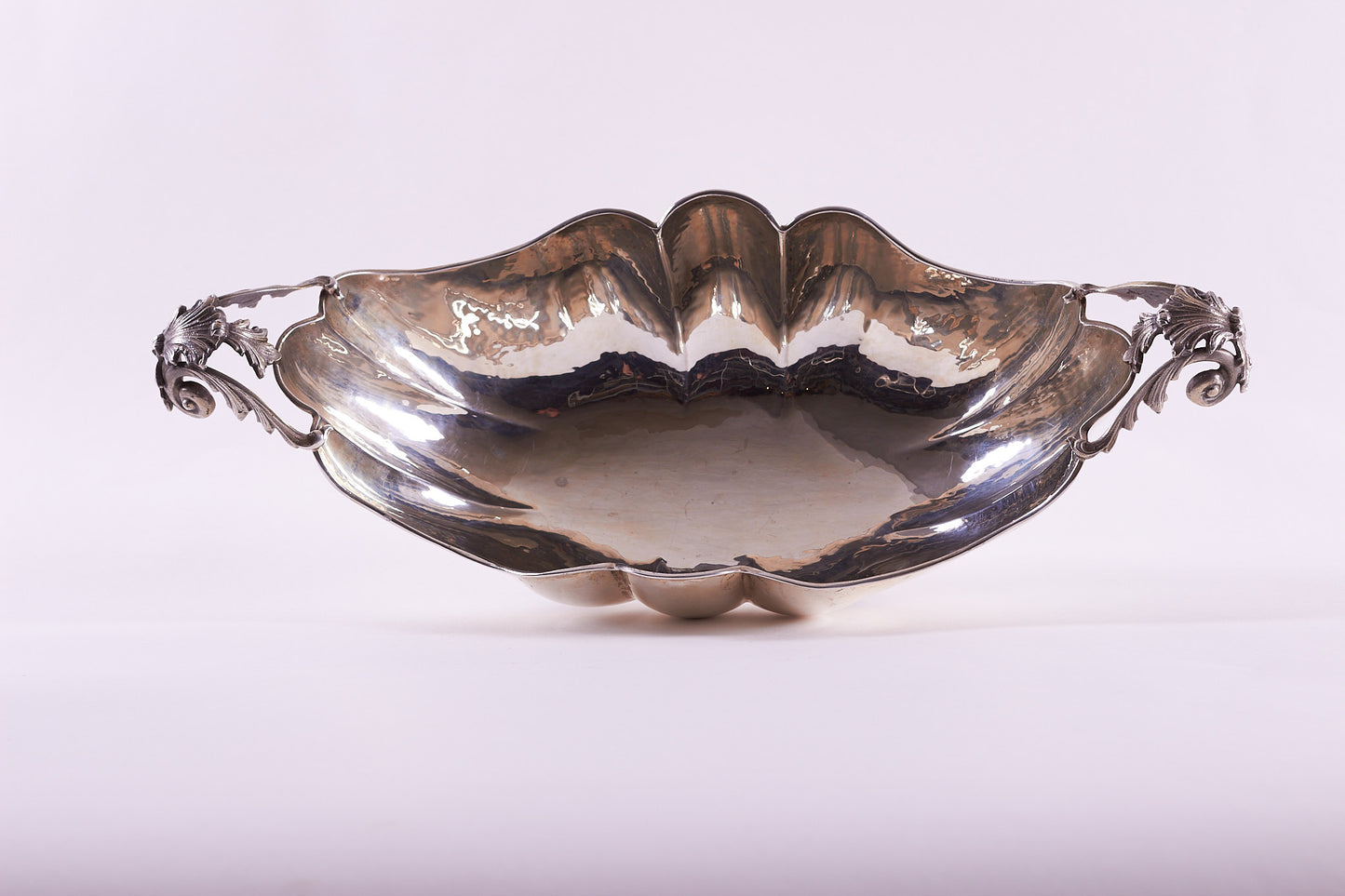 800 Silver Decorative  Neoclassical Style Centerpiece Bowl
