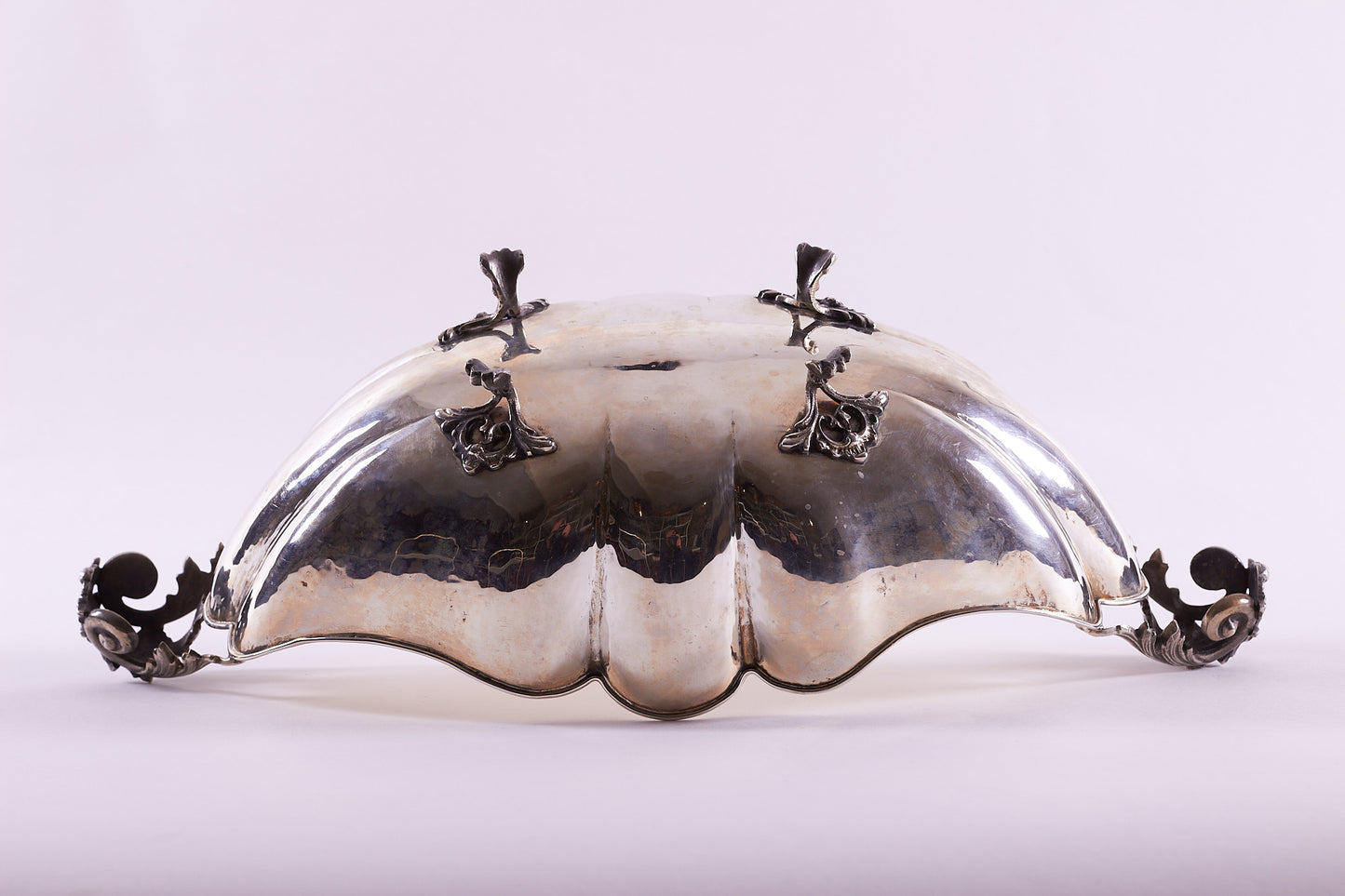 800 Silver Decorative  Neoclassical Style Centerpiece Bowl