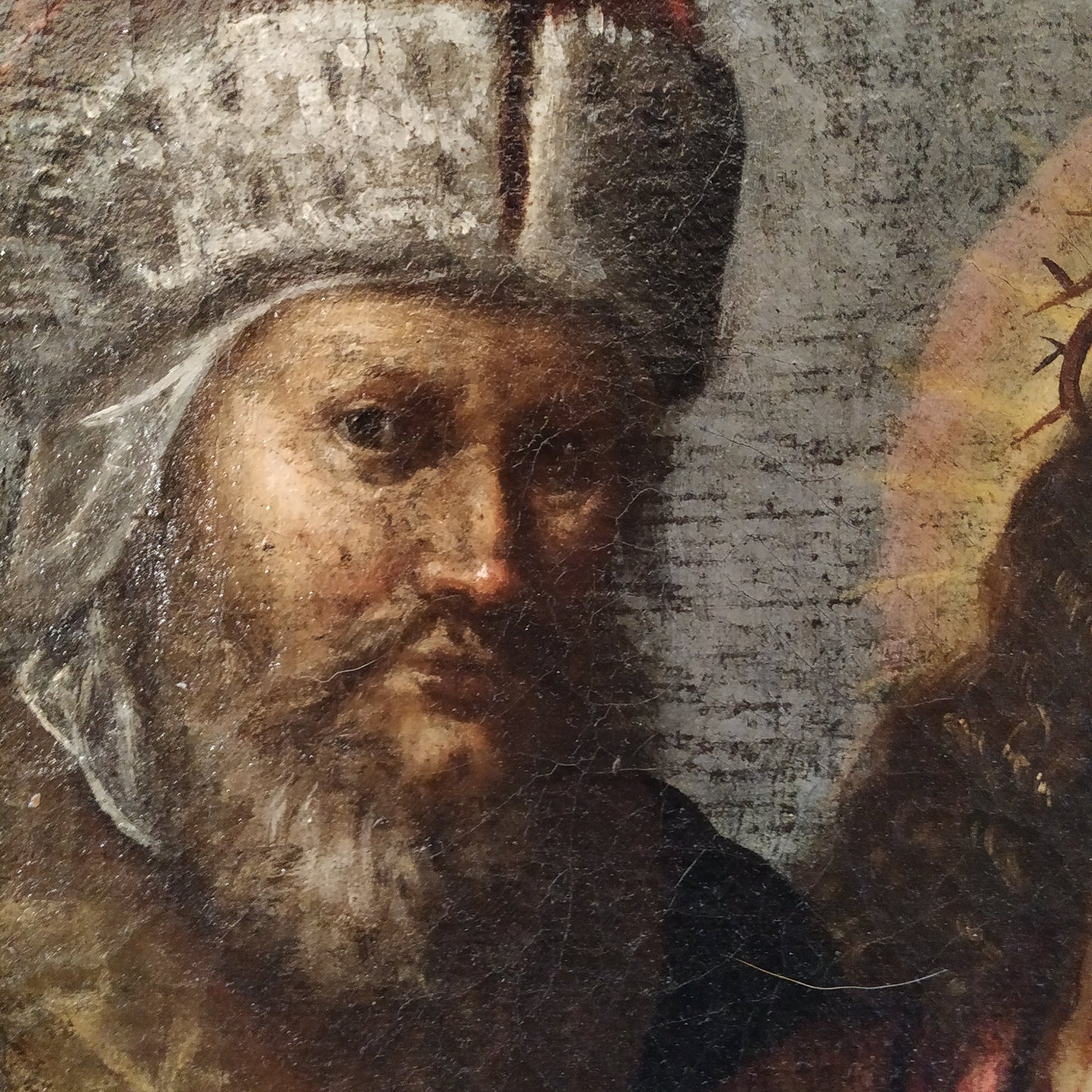 "Ecce Homo" by Jacopo Ligozzi (1547-1627), Oil on Canvas, Italy, 16th Century