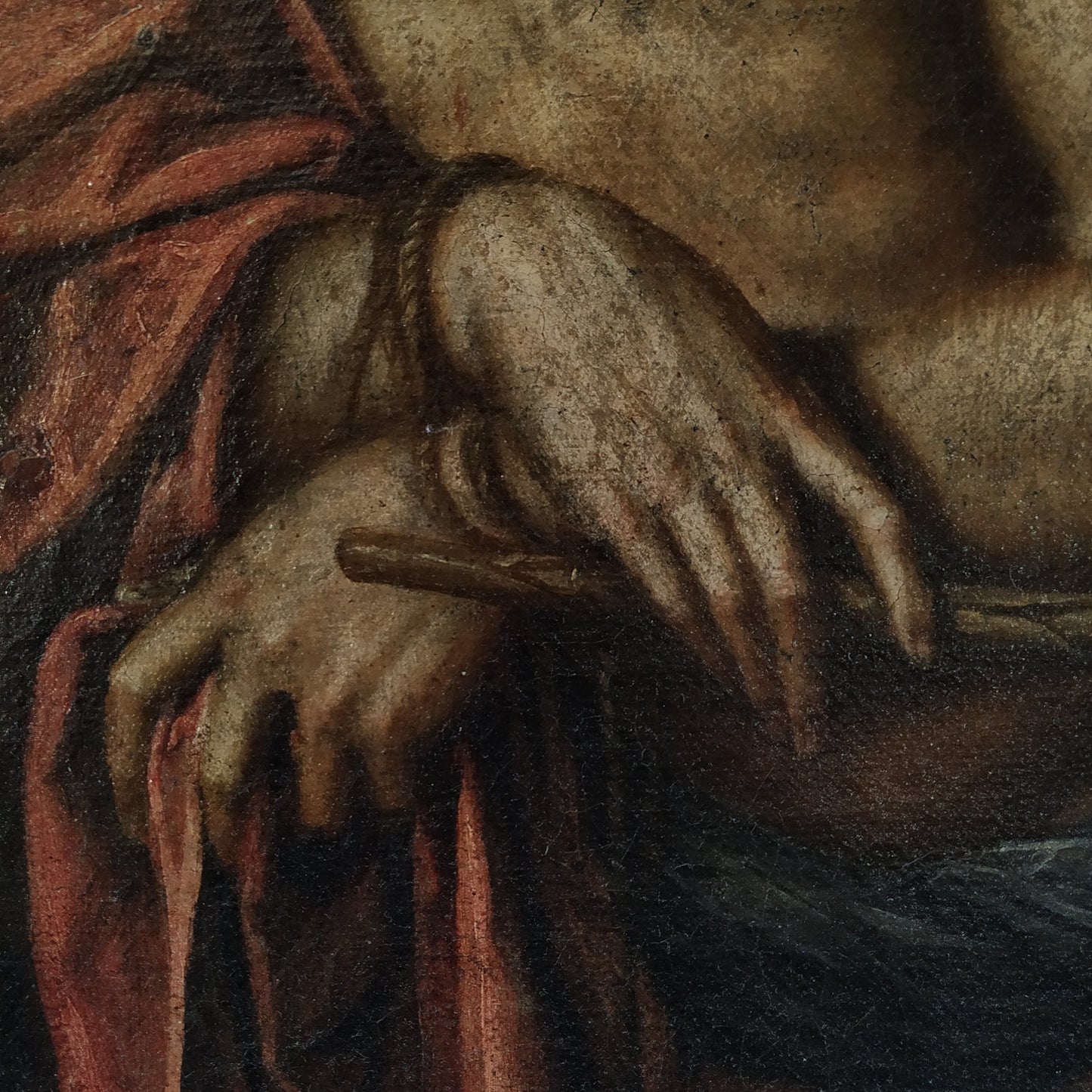 "Ecce Homo" by Jacopo Ligozzi (1547-1627), Oil on Canvas, Italy, 16th Century