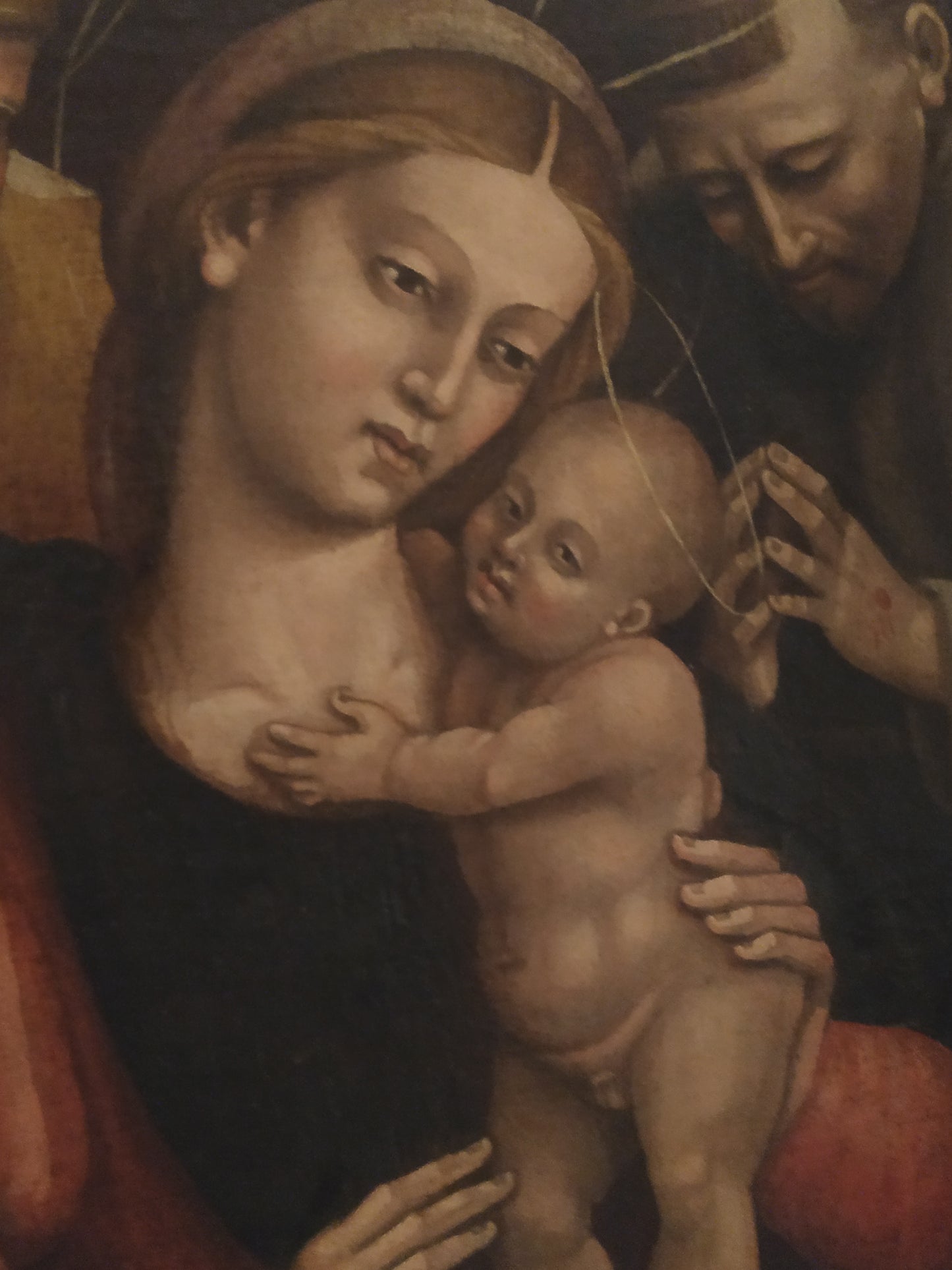 Madonna with Child among tthe Saints, Italian School, Giovanni Battista Giovenone,  16th Century