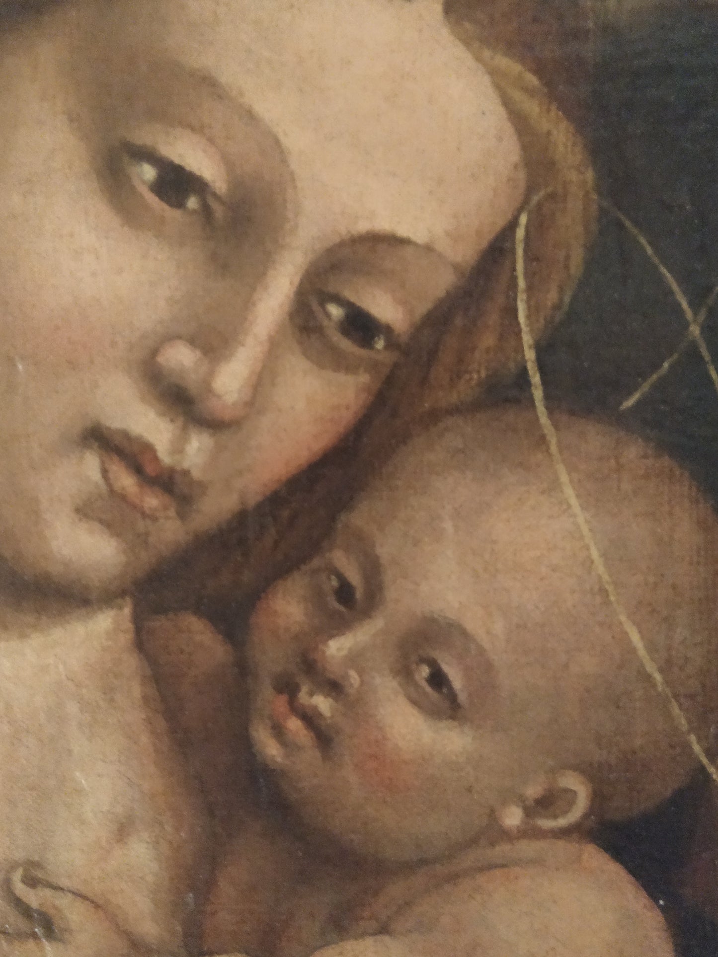 Madonna with Child among tthe Saints, Italian School, Giovanni Battista Giovenone,  16th Century