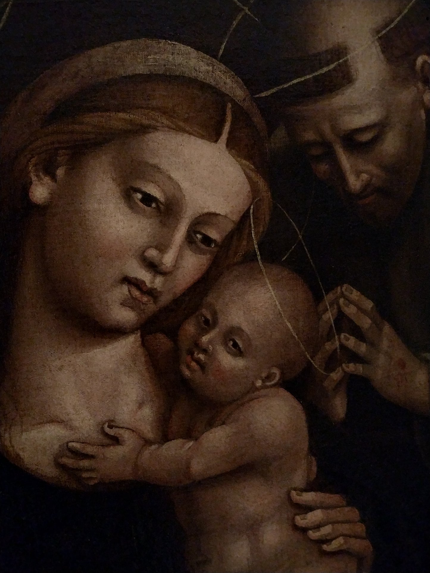 Madonna with Child among tthe Saints, Italian School, Giovanni Battista Giovenone,  16th Century