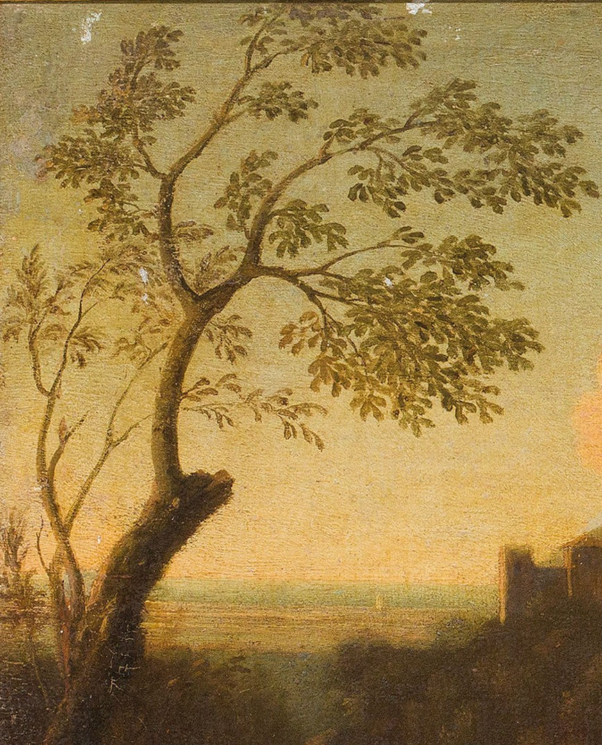 JAN FRANS VAN BLOEMEN, called L'ORIZZONTE (attr. to), Arcadian Landscape, Oil on Canvas, Italy, 17th/18th Century