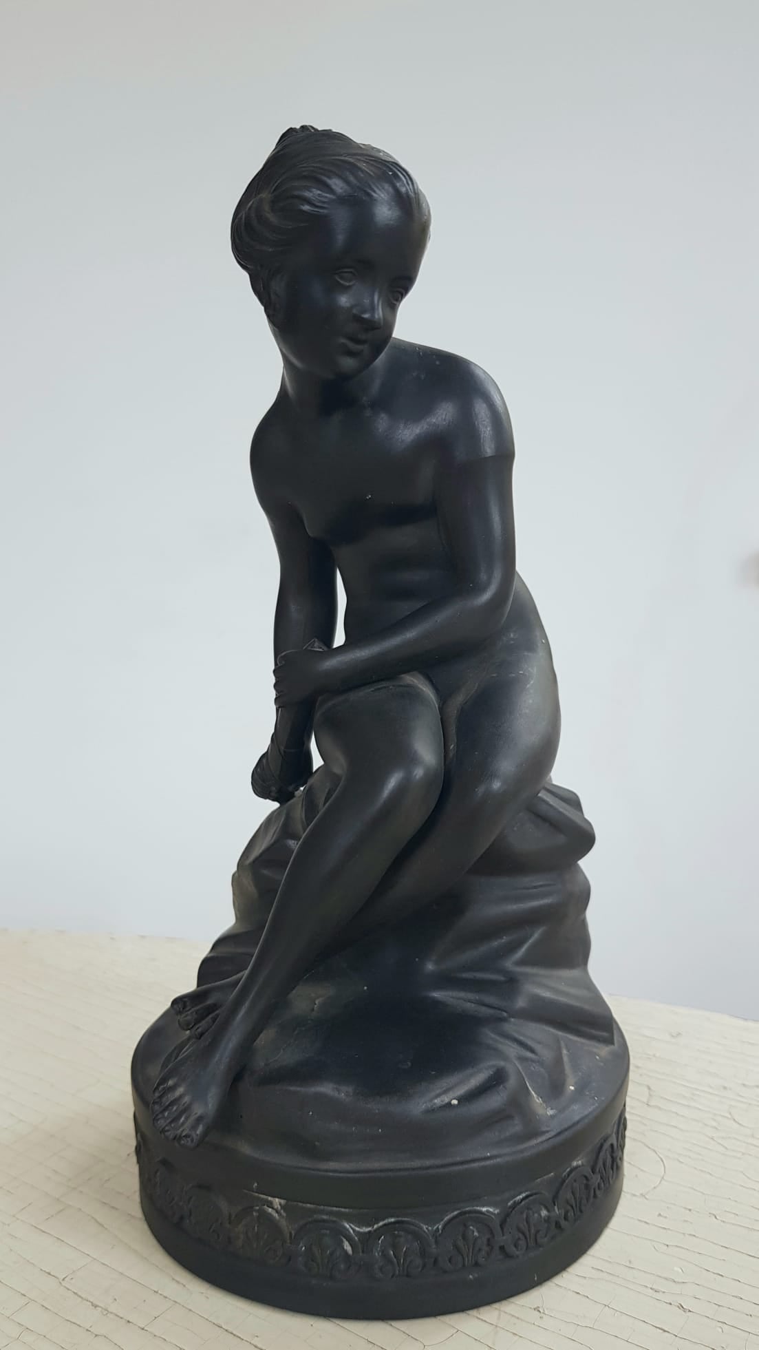 Psyche With Bow Figurine Wedgwood, England 19th Century