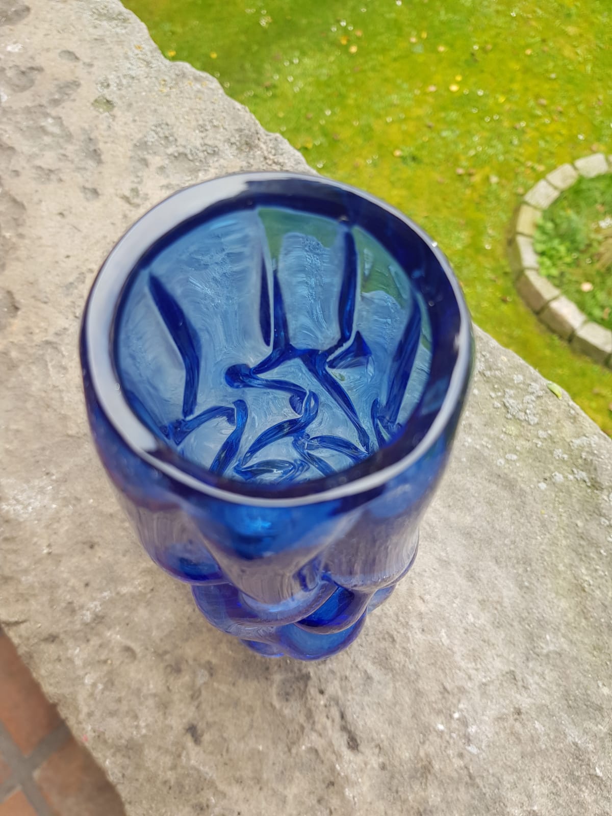 Glass Vase "Brain" by Pavel Hlava, Czechoslovakia 1968