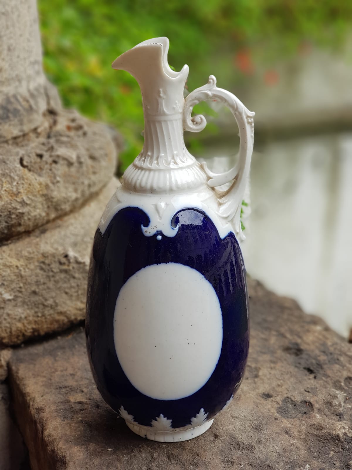 Antique Glazed Porcelain Jug, The Royal Dux, Czechoslovakia 1920s