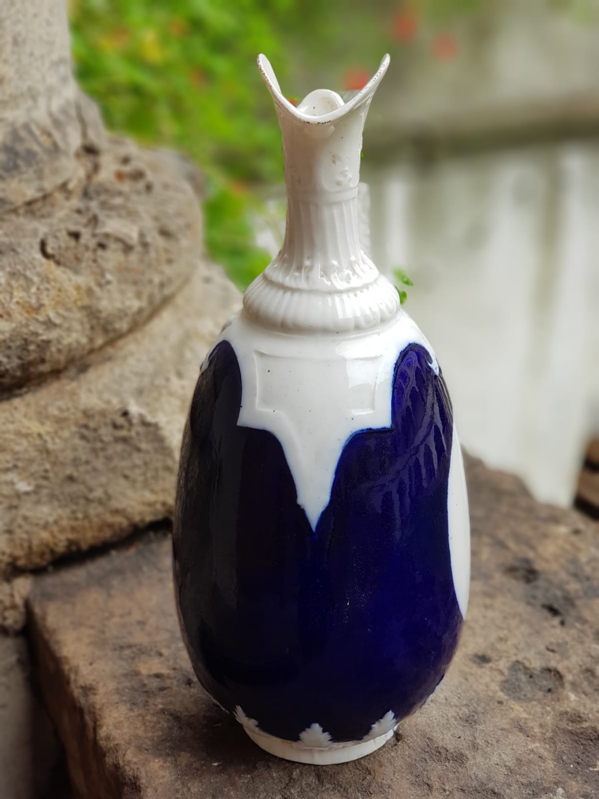 Antique Glazed Porcelain Jug, The Royal Dux, Czechoslovakia 1920s