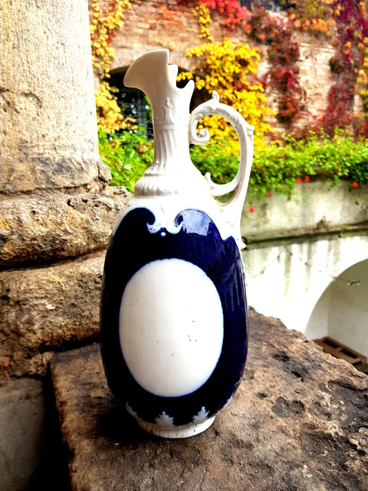 Antique Glazed Porcelain Jug, The Royal Dux, Czechoslovakia 1920s