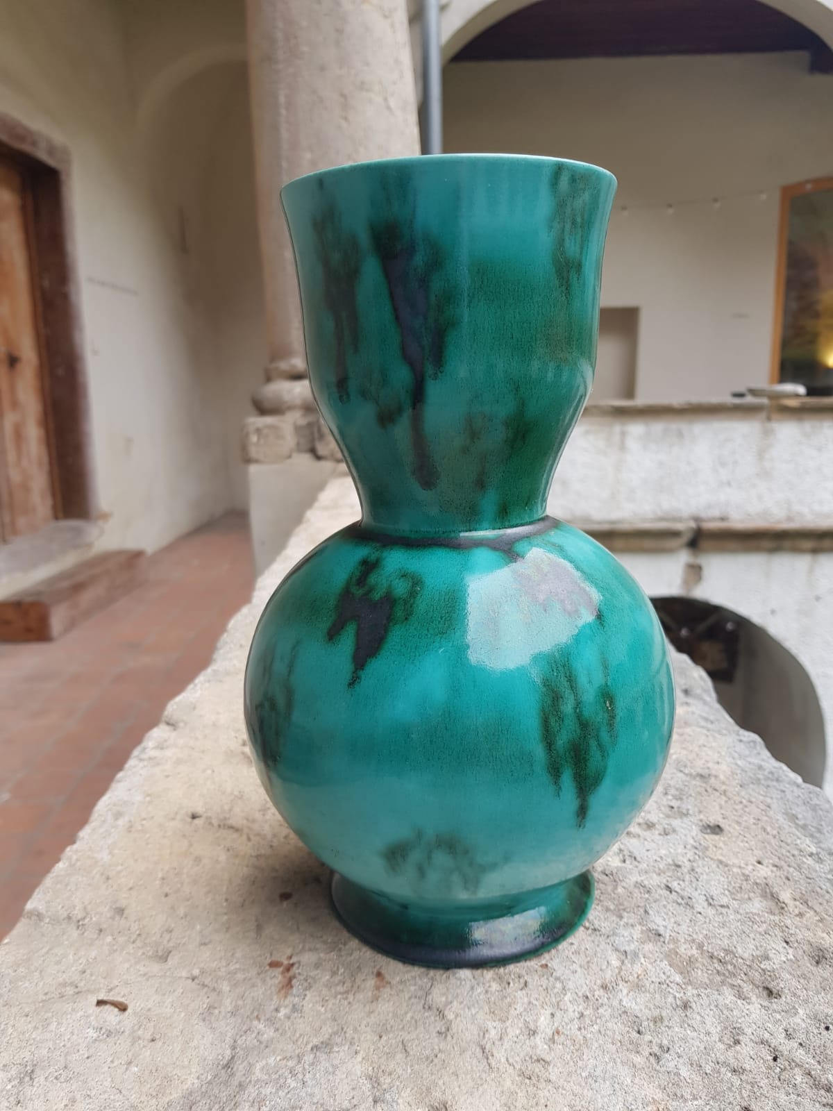 Elegant Vase by ESKAF pottery, Holland 1920s