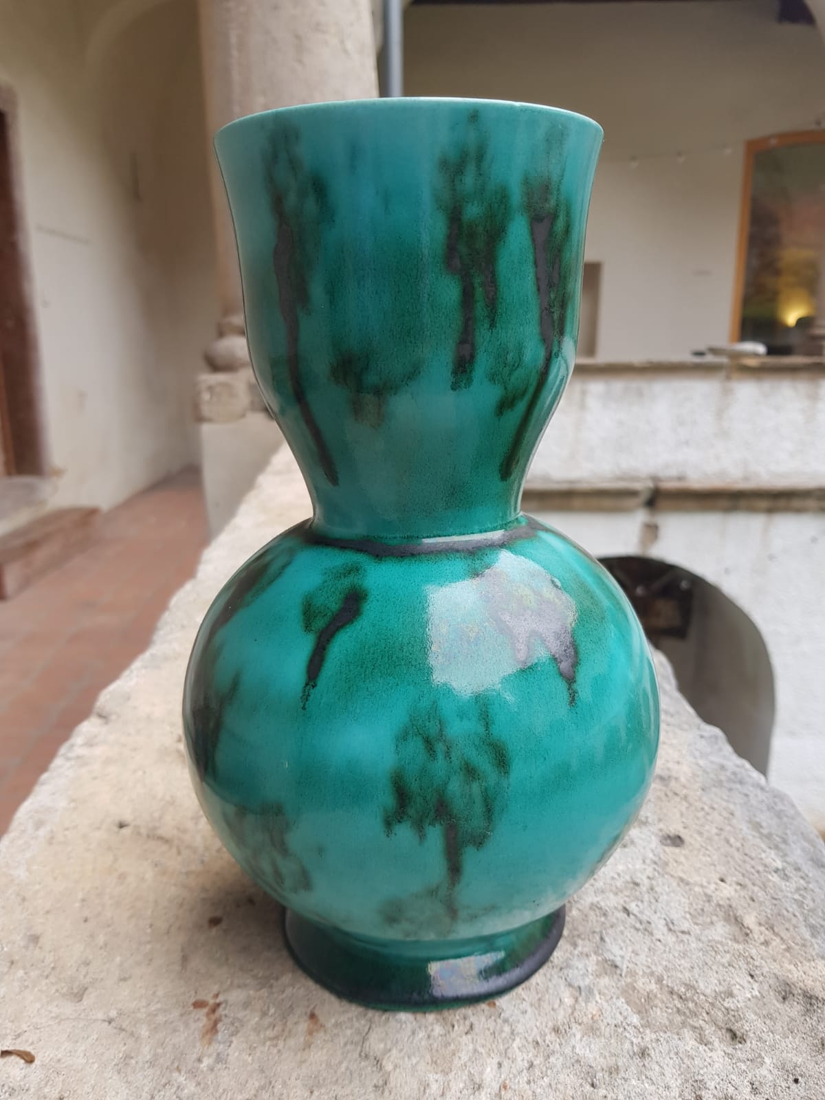 Elegant Vase by ESKAF pottery, Holland 1920s