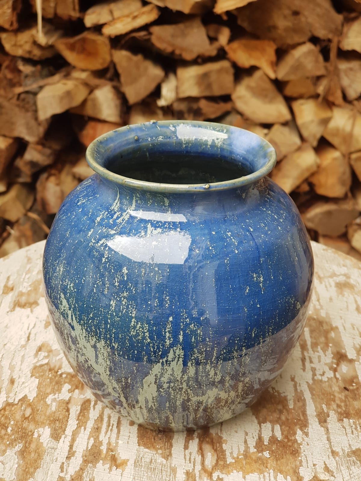 Ceramic vase by Ellen van Bengdom, Holland, 20th Century