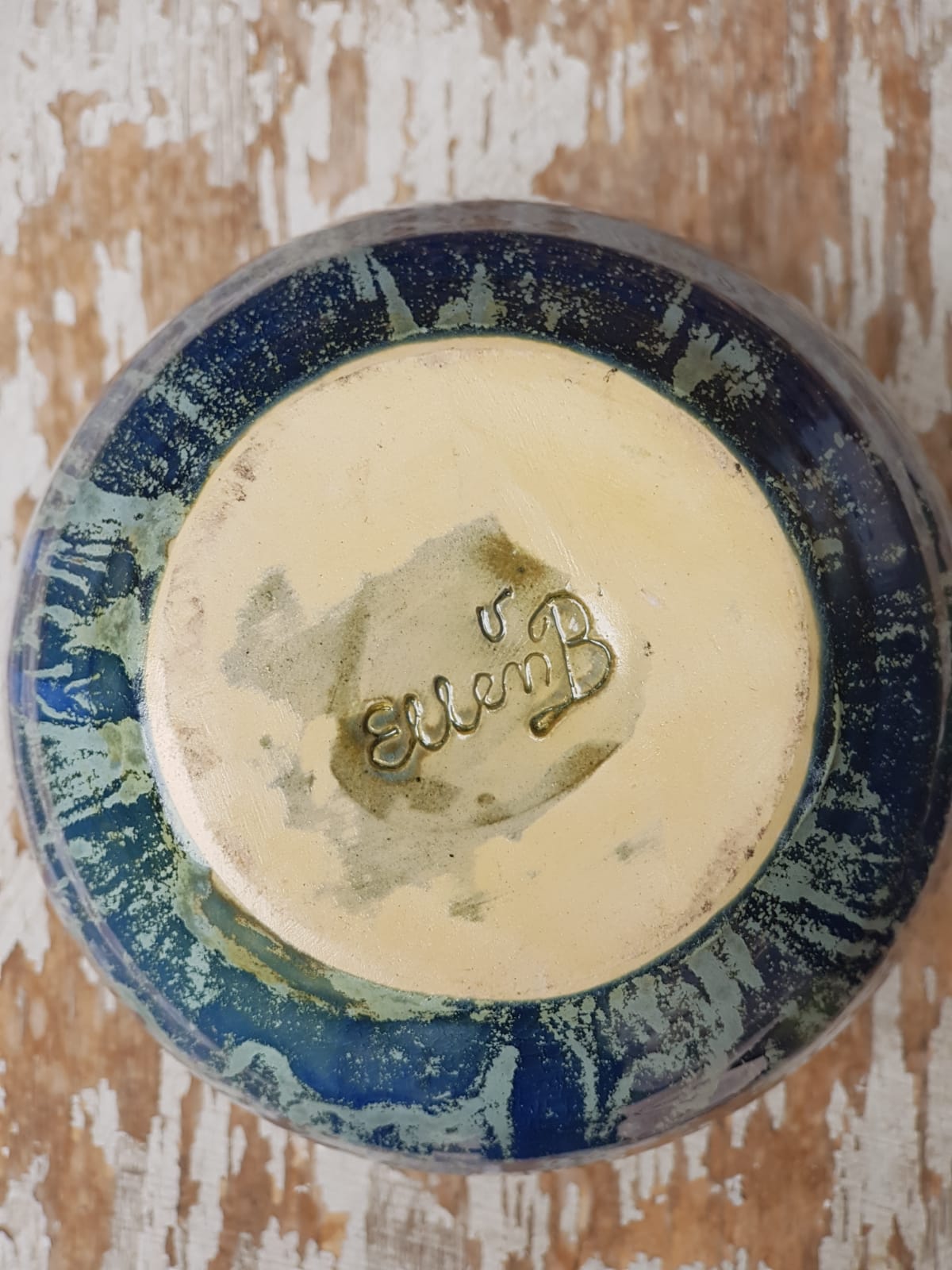 Ceramic vase by Ellen van Bengdom, Holland, 20th Century