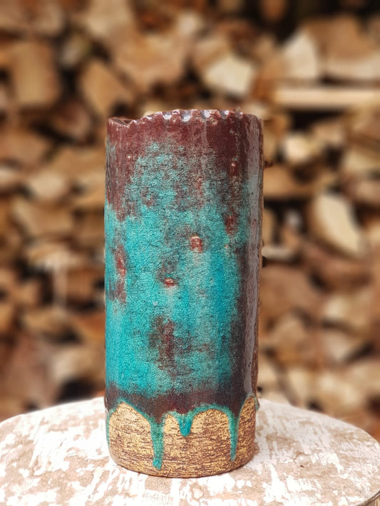 Earthenware Vase by Pieter Groeneveldt, 1950s Holland