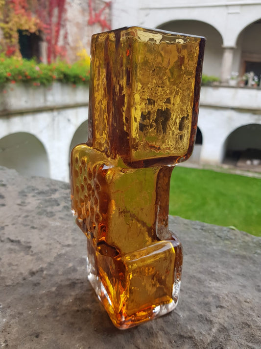 "Drunken Bricklayer" by Geoffrey Baxter, Whitefriars Glass 1960s