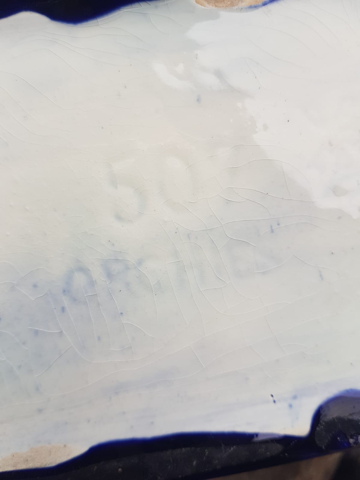 Art Nouveau Majolica Jardiniere by Orchies, France 1920s