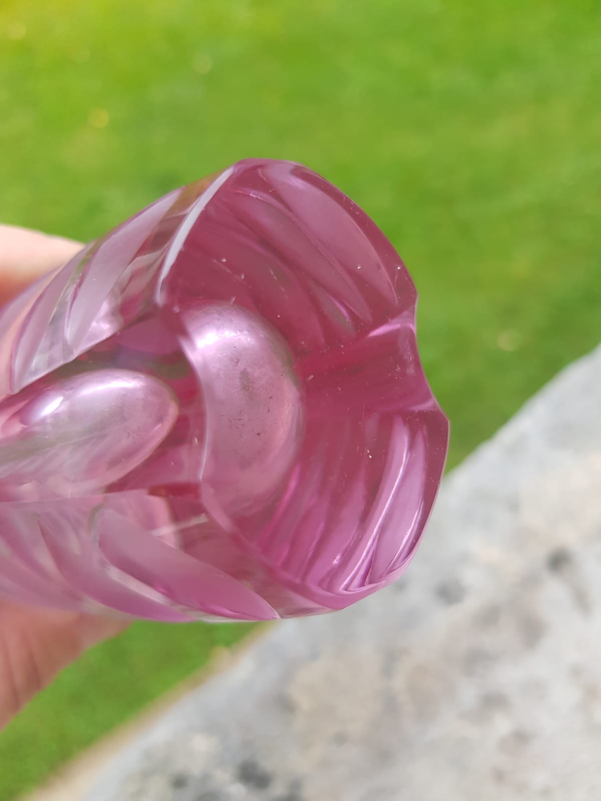 Alexandrite glass vase by Václav Horáček, Czechoslovakia 1957