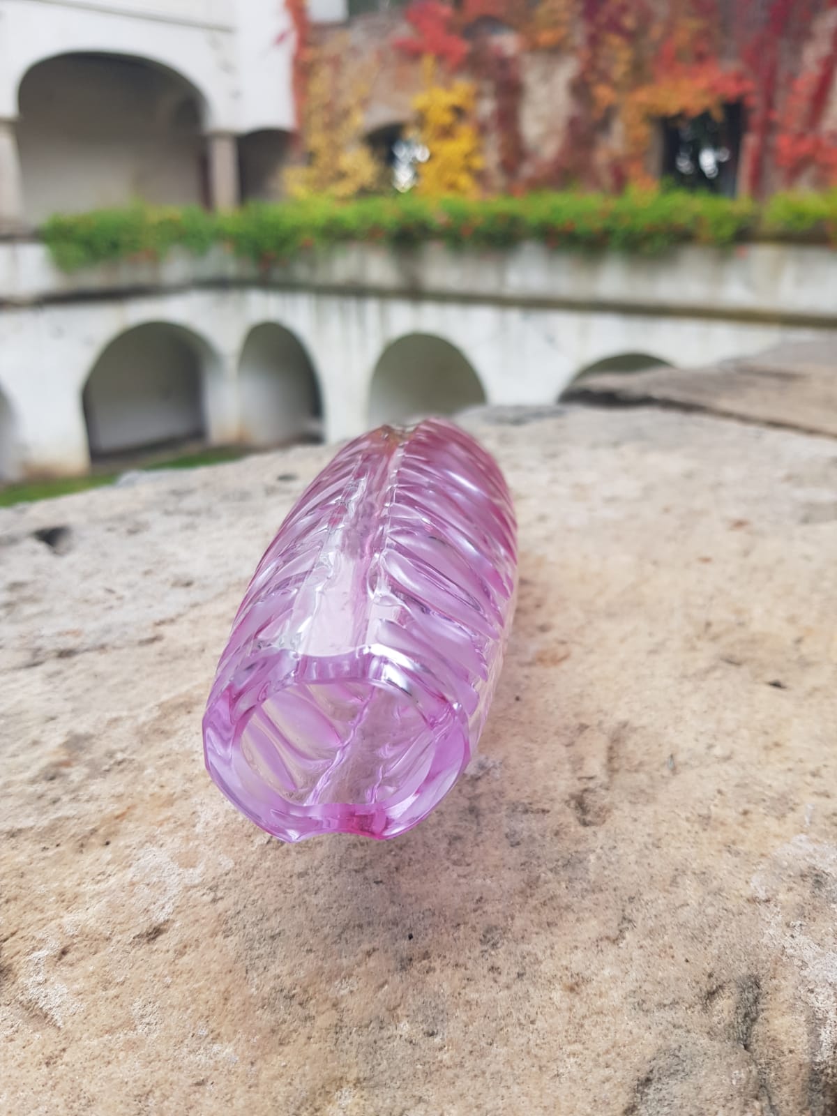 Alexandrite glass vase by Václav Horáček, Czechoslovakia 1957