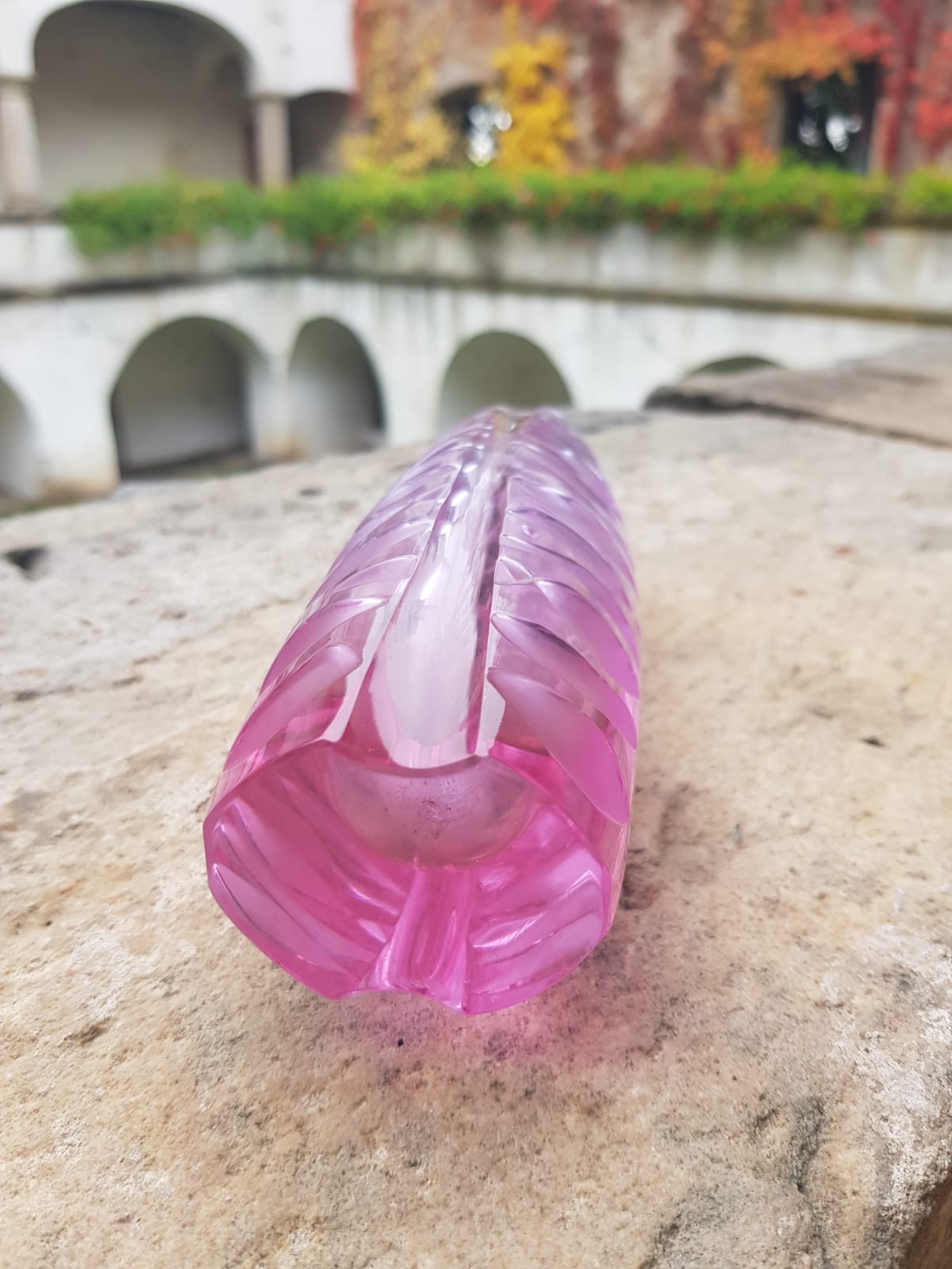 Alexandrite glass vase by Václav Horáček, Czechoslovakia 1957