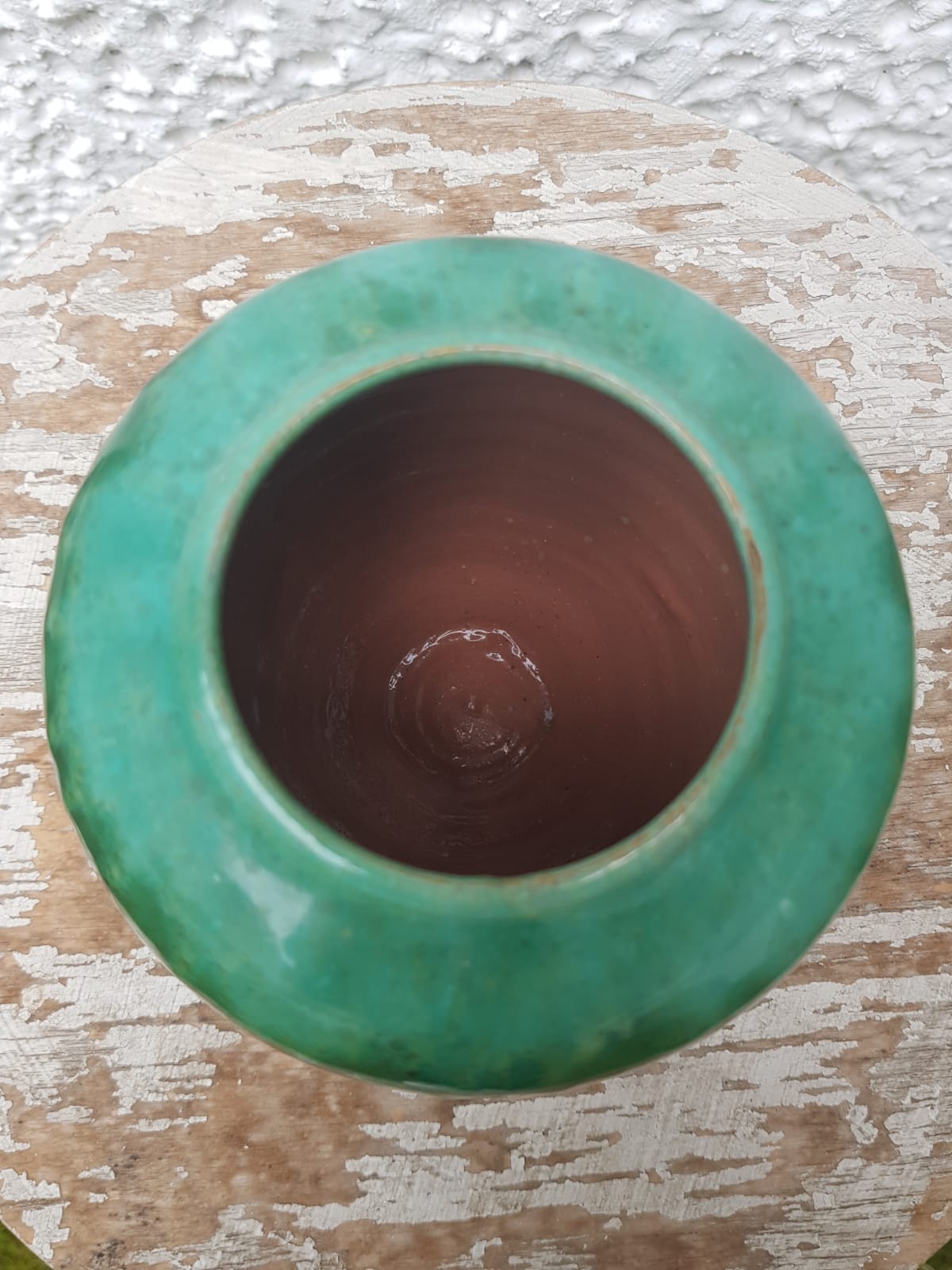 Ceramic Green Glazed Vase, Holland  1930s/1960s