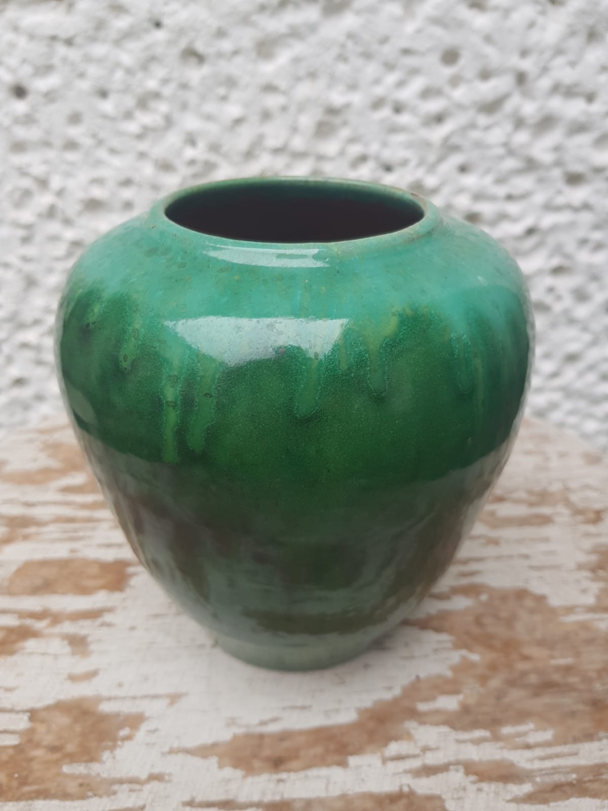 Ceramic Green Glazed Vase, Holland  1930s/1960s