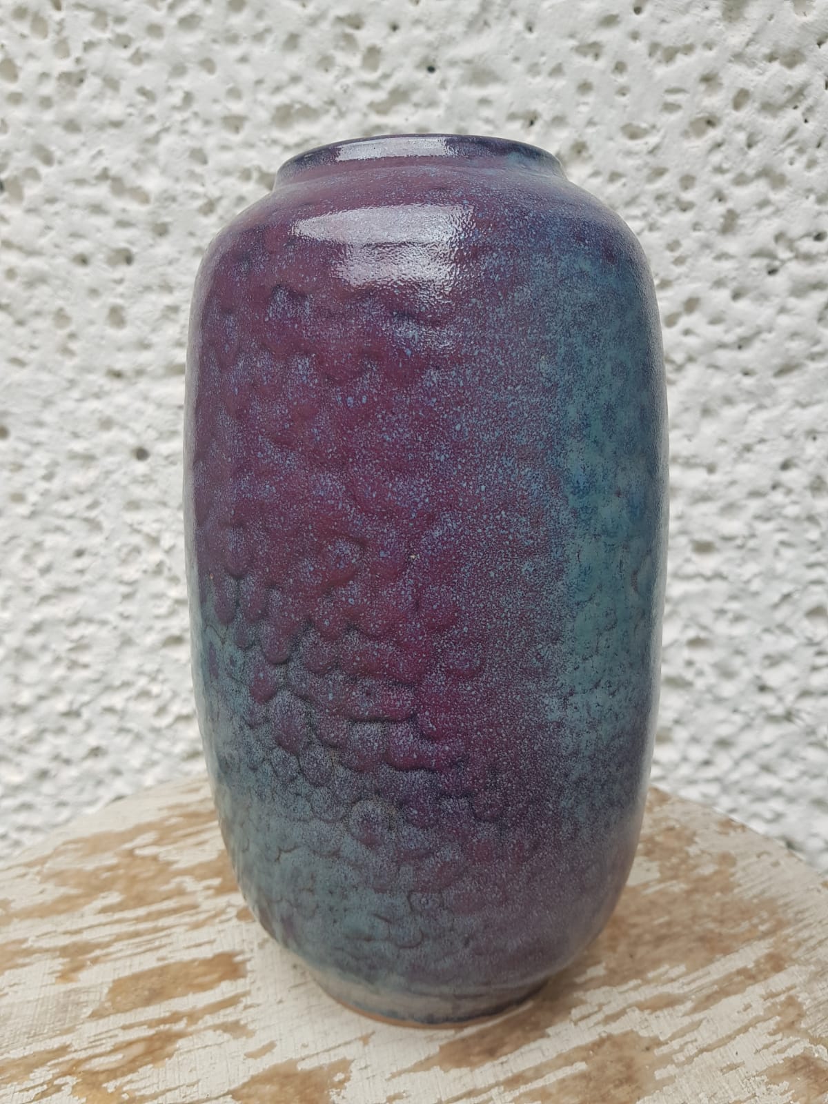 Glazed Ceramic Zaalberg Vase, Holland, 1960s