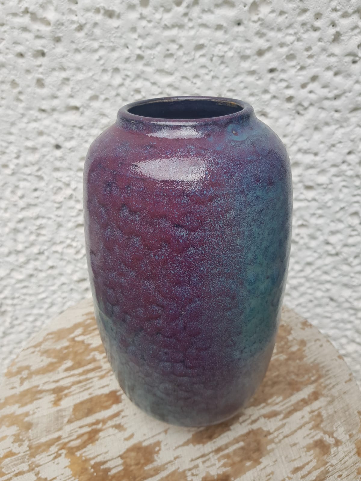 Glazed Ceramic Zaalberg Vase, Holland, 1960s
