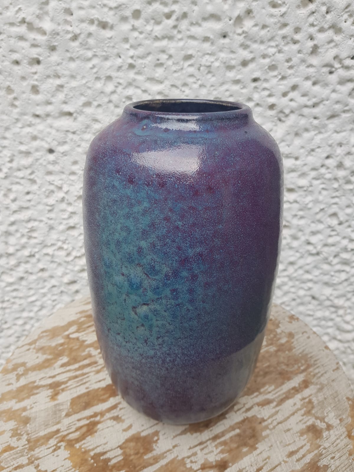 Glazed Ceramic Zaalberg Vase, Holland, 1960s