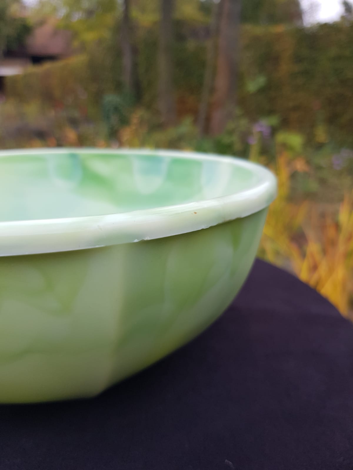 Andries Dirk Copier Opal Glass Bowl, Glasfabriek Leerdam, Holland 1930s