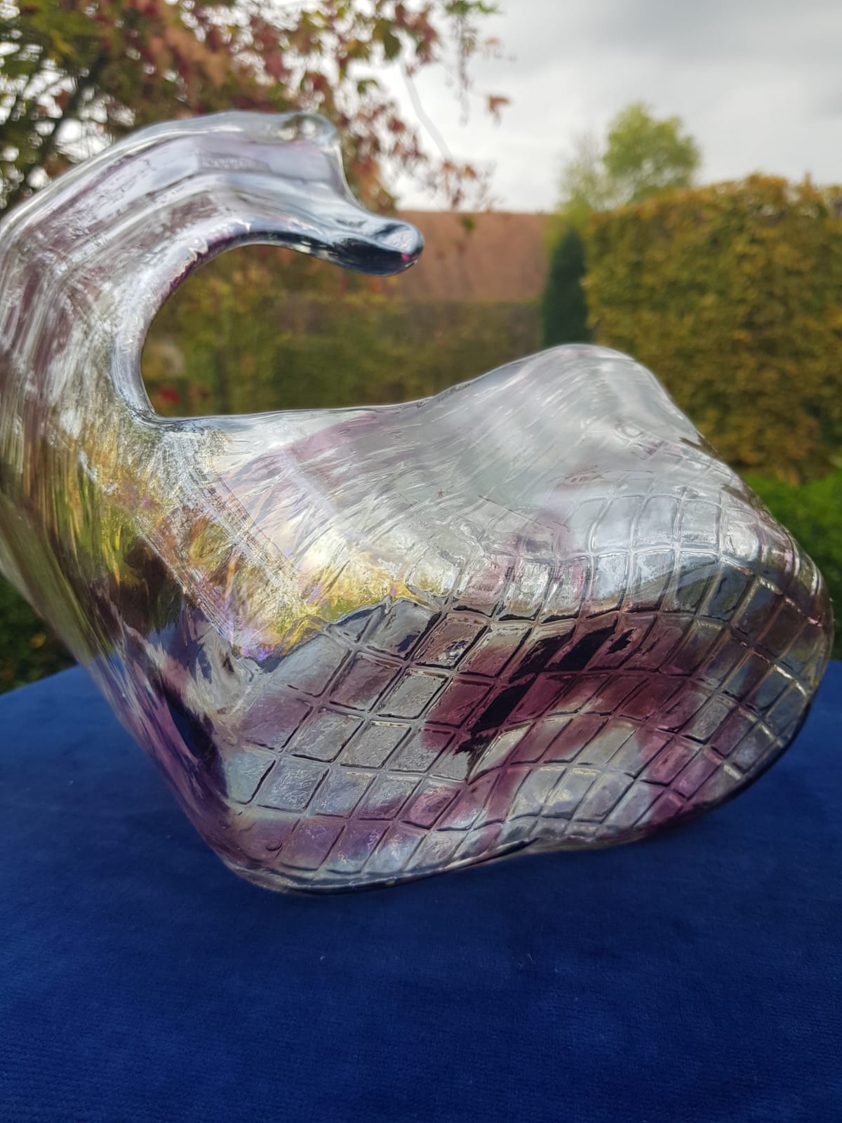 Murano Split Glass Vase, Italy, late 20th Century