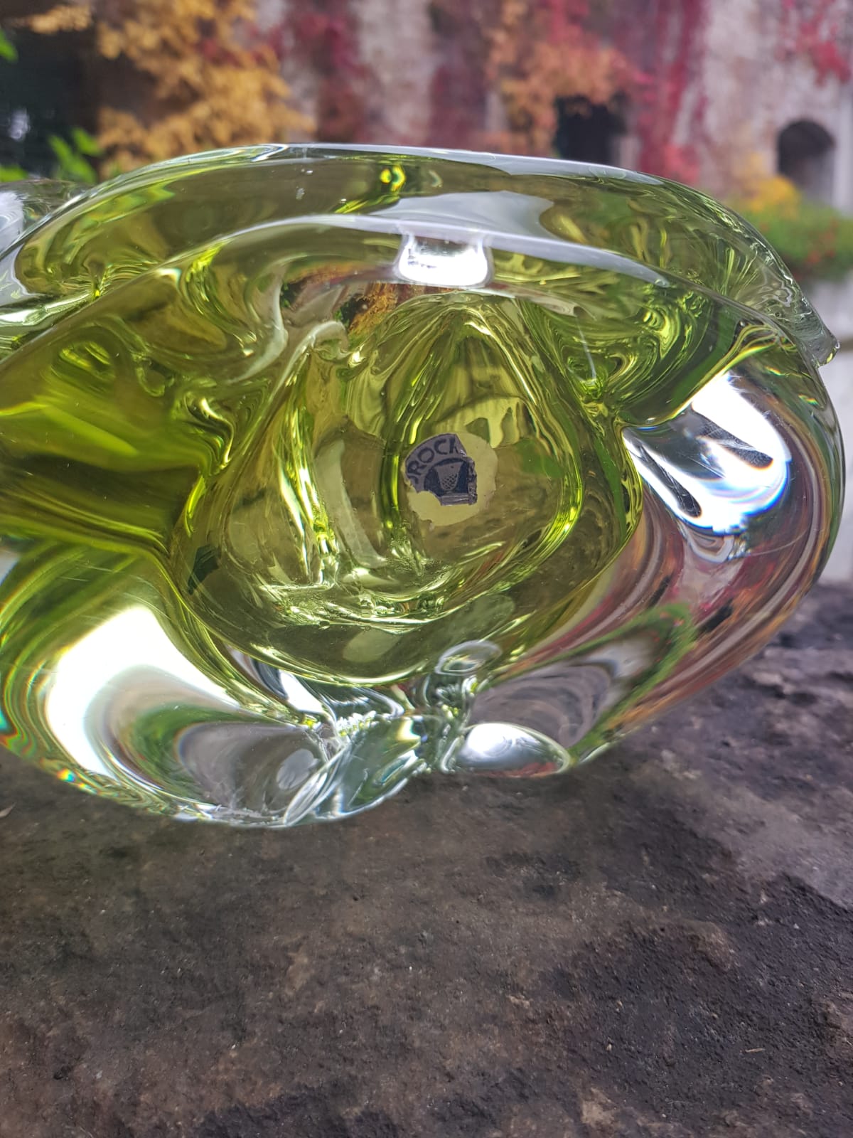 Glass Bowl/Ashtray by Josef Hospodka, Czechoslovakia 1960s