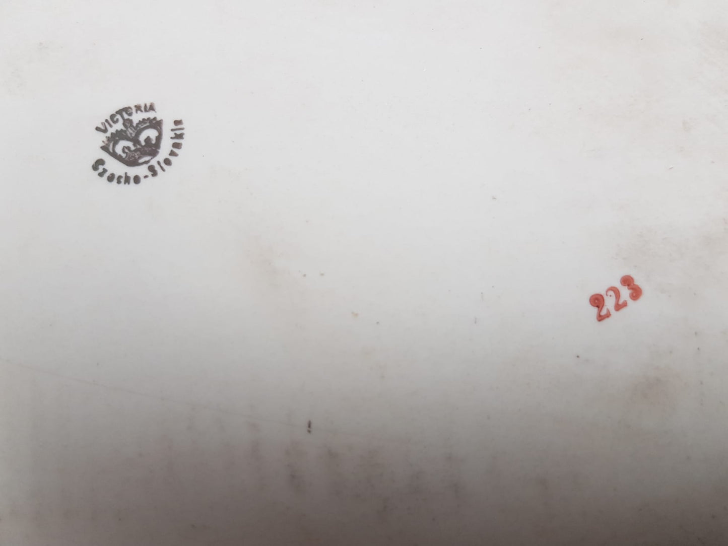 Antique Mocca Coffee Set by Victoria, Czecho-Slovakia 1930s