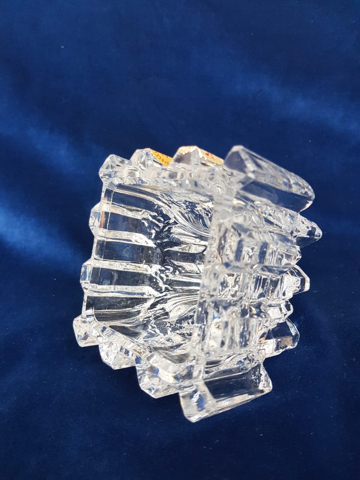 Glass Candle Holder, Nachtmann Glassworks, Germany 1980s