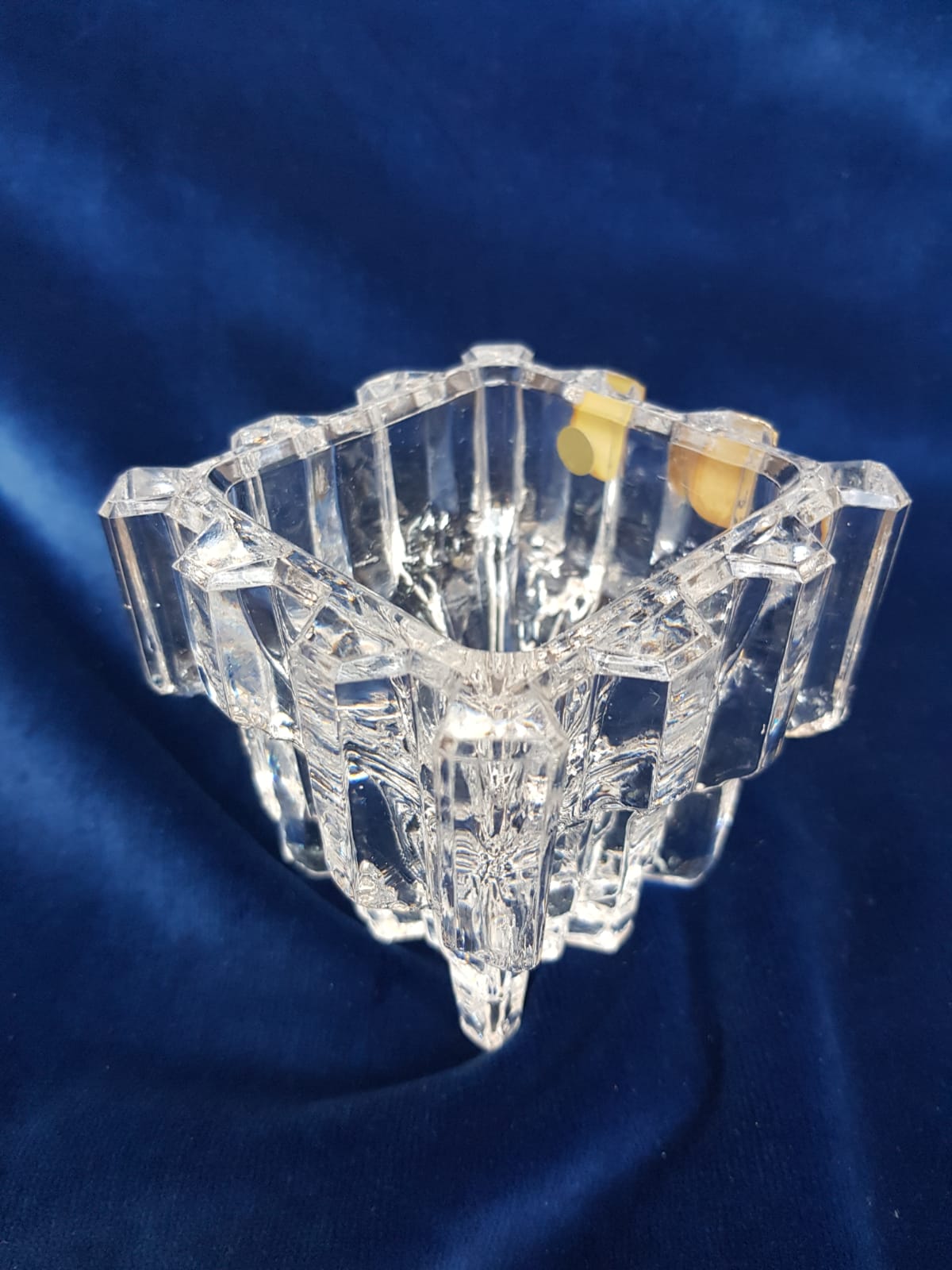 Glass Candle Holder, Nachtmann Glassworks, Germany 1980s