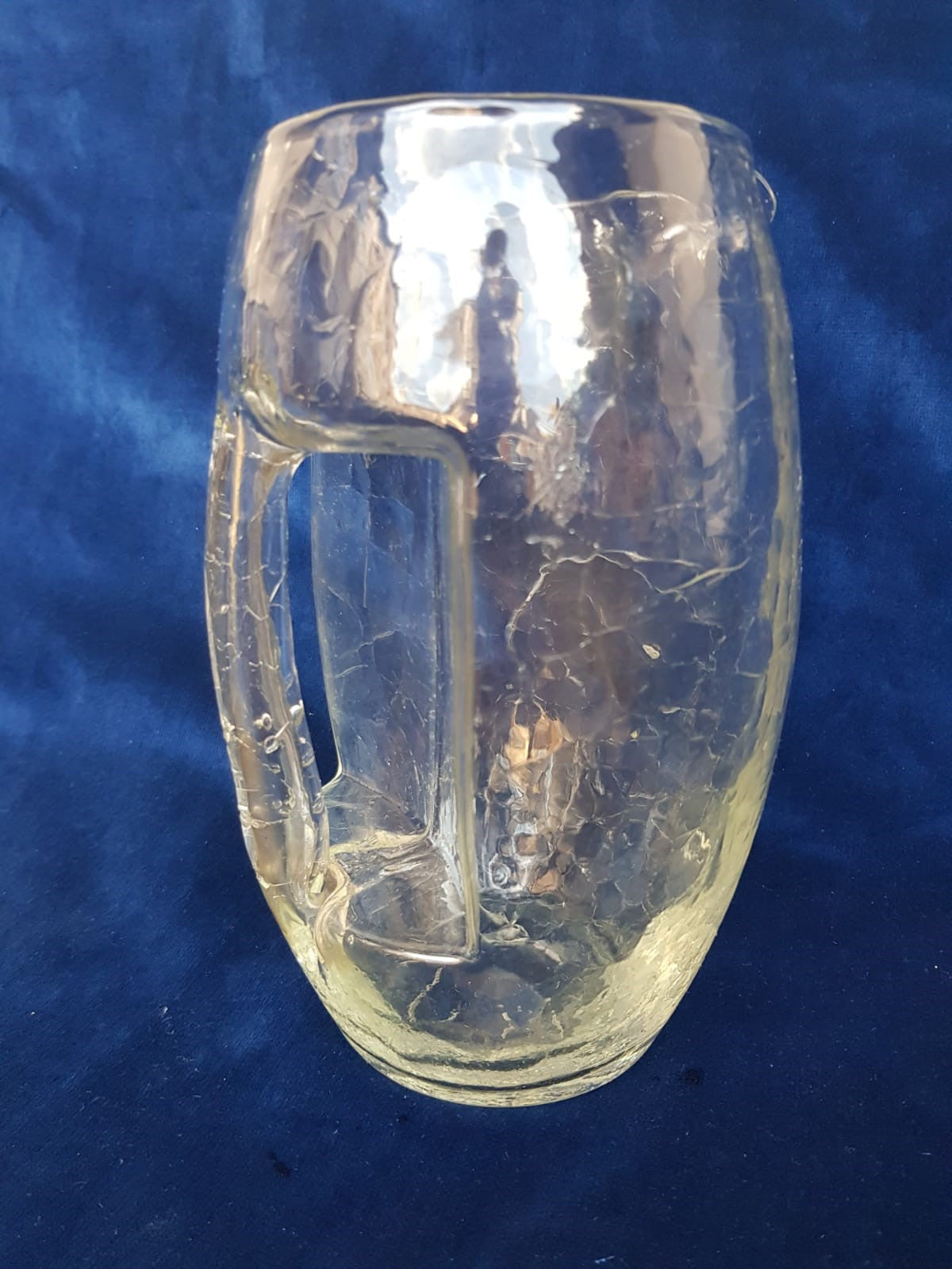 "Kristall Krokodil" Art Nouveau Glass Jug, Loetz Glassworks, Bohemia 1905