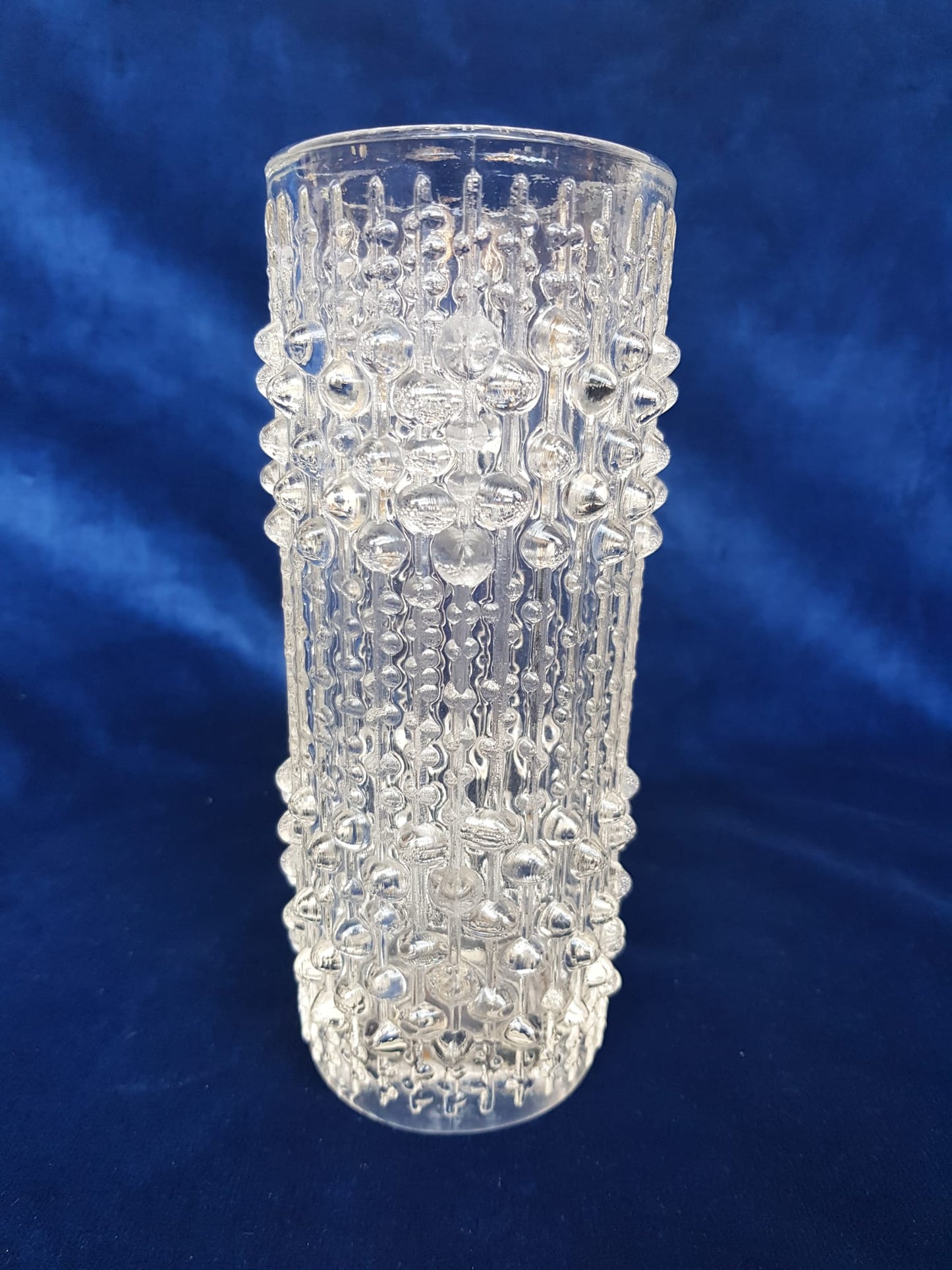 "Candle Wax" Glass Vase by František Pečený, Czechoslovakia 1972