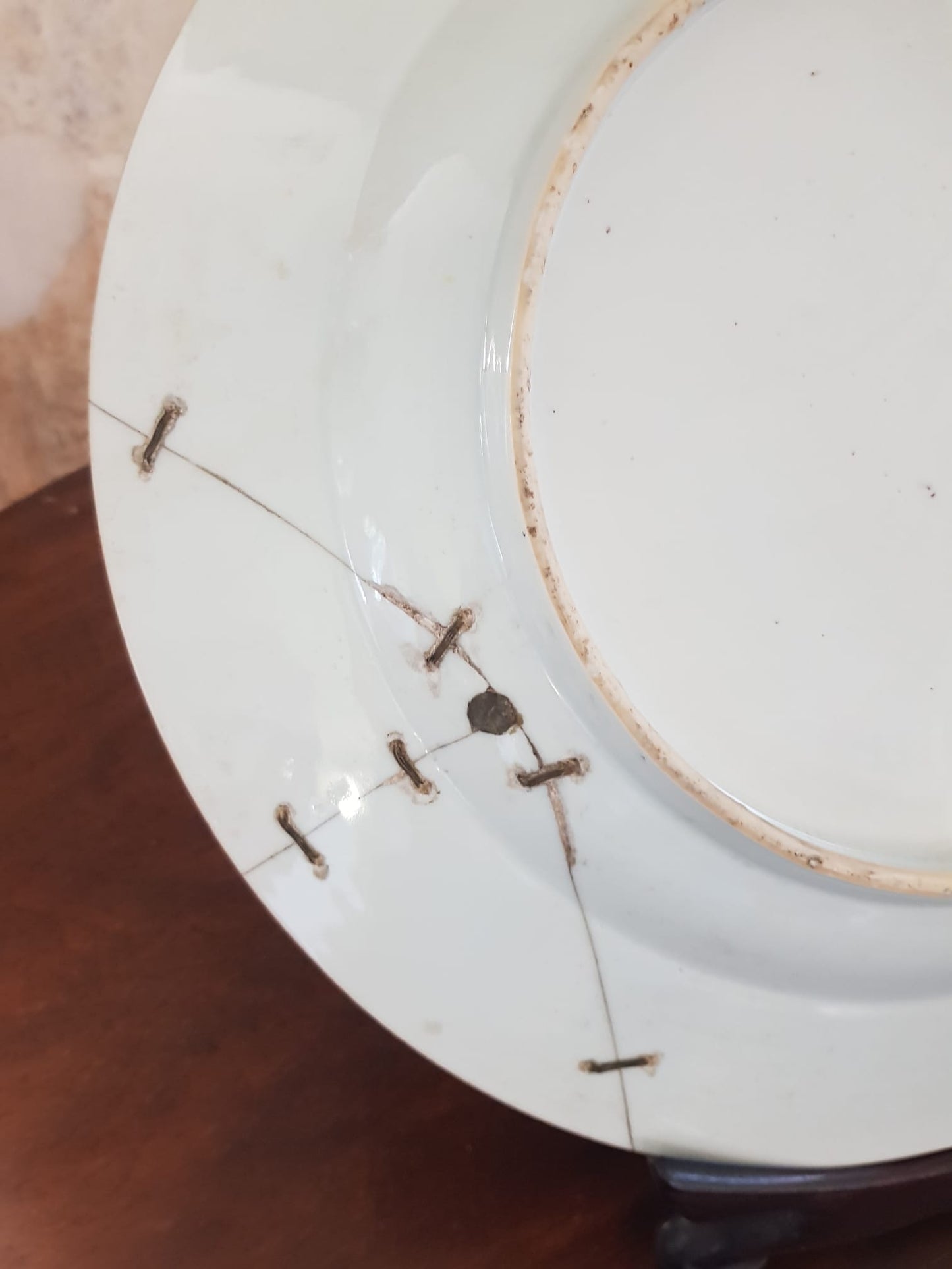 Decorative Porcelain Plate, Qing Dynasty Qianlong China 18th Century